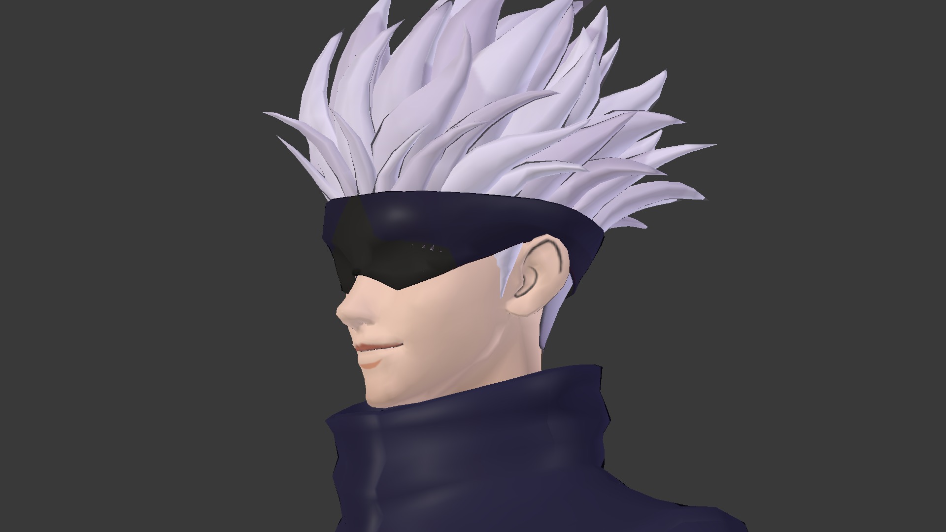 Gojo Characthers -JUJUTSU KAISEN Low-poly 3D model_11