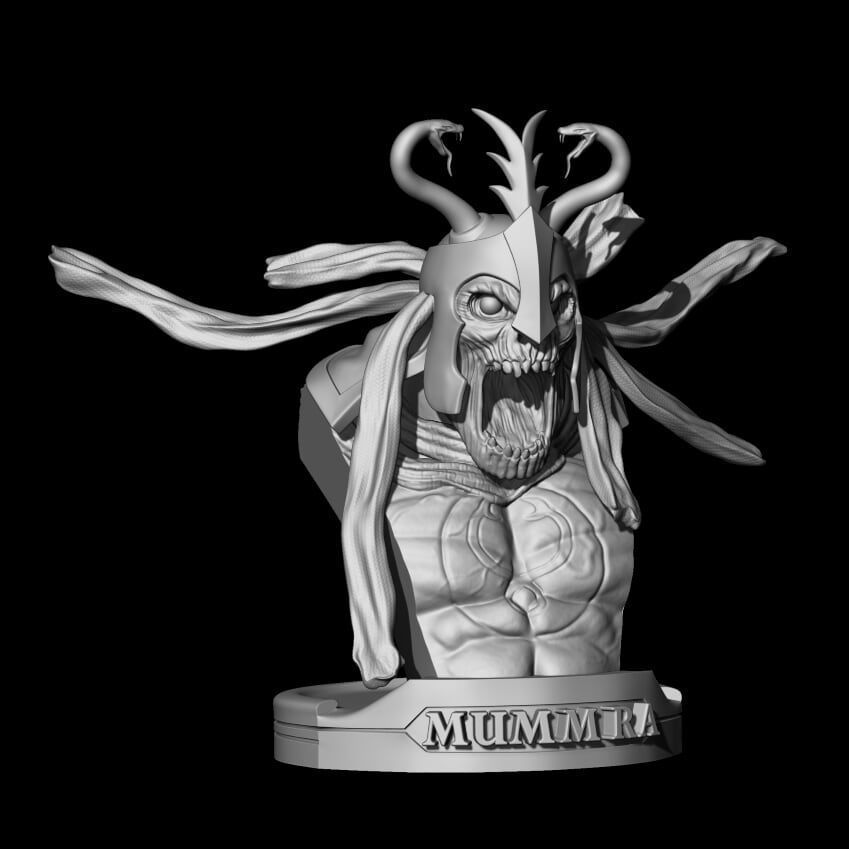 MummRa from Thundercats STL files 3D printing collectibles 3D print model_12