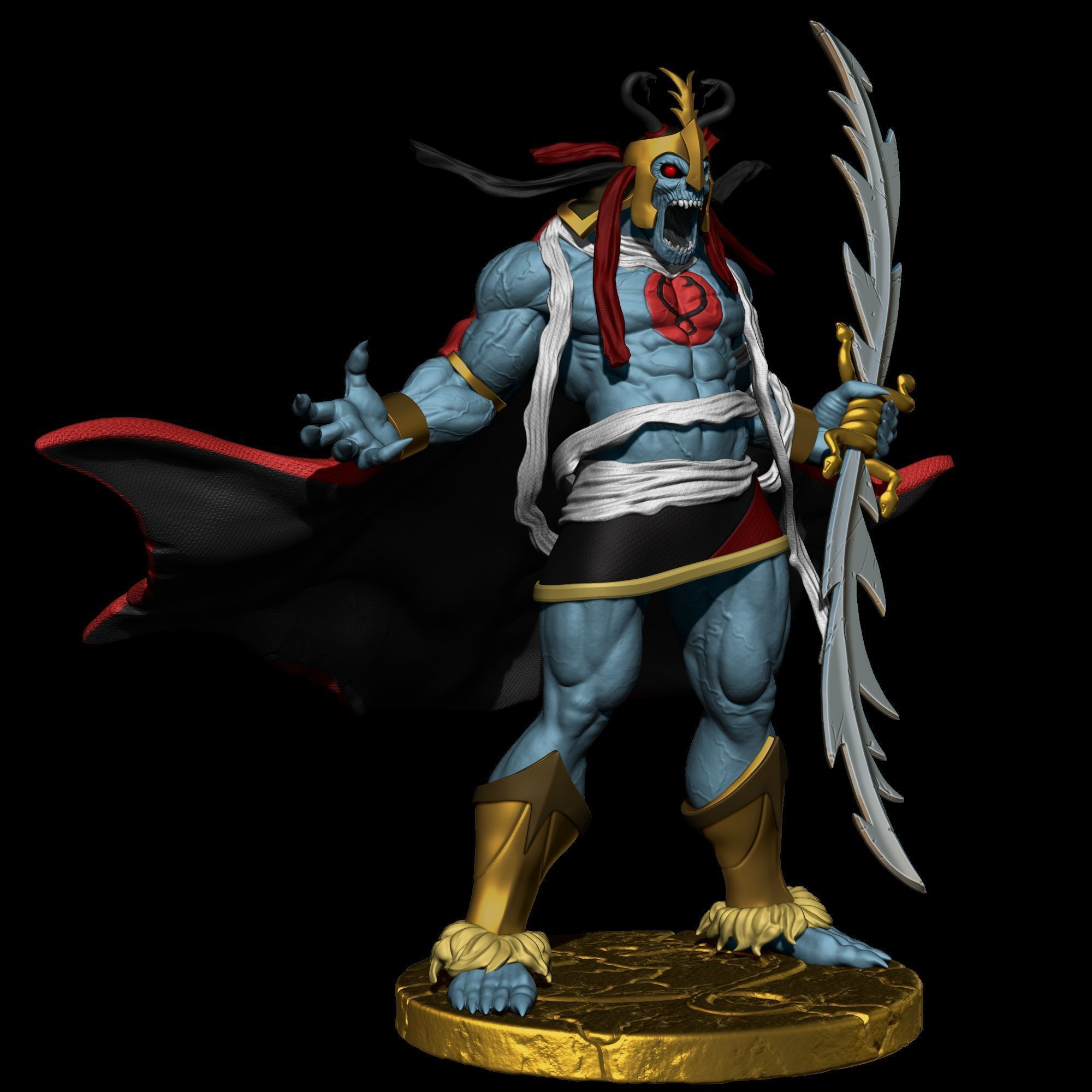 MummRa from Thundercats STL files 3D printing collectibles 3D print model_21