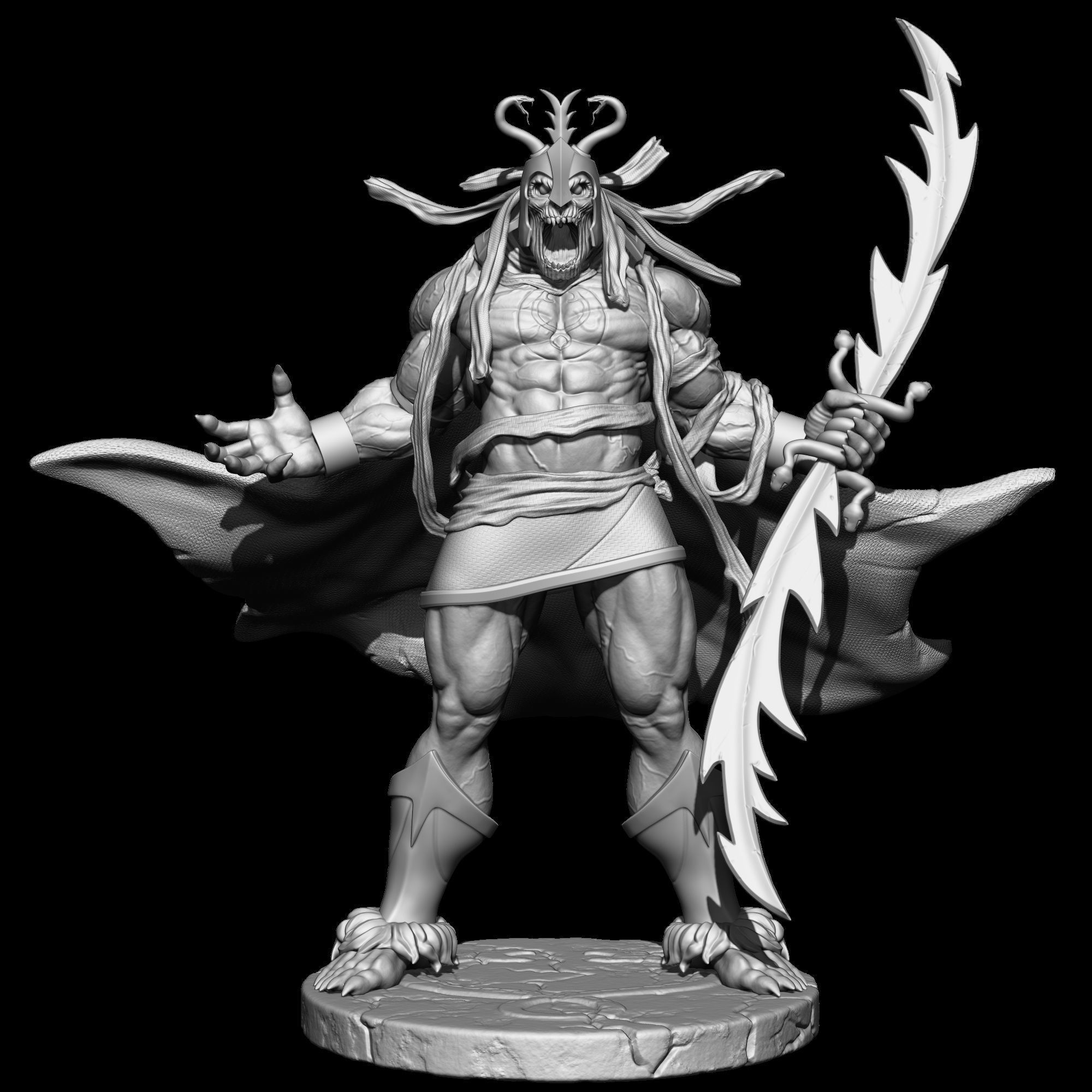 MummRa from Thundercats STL files 3D printing collectibles 3D print model_17