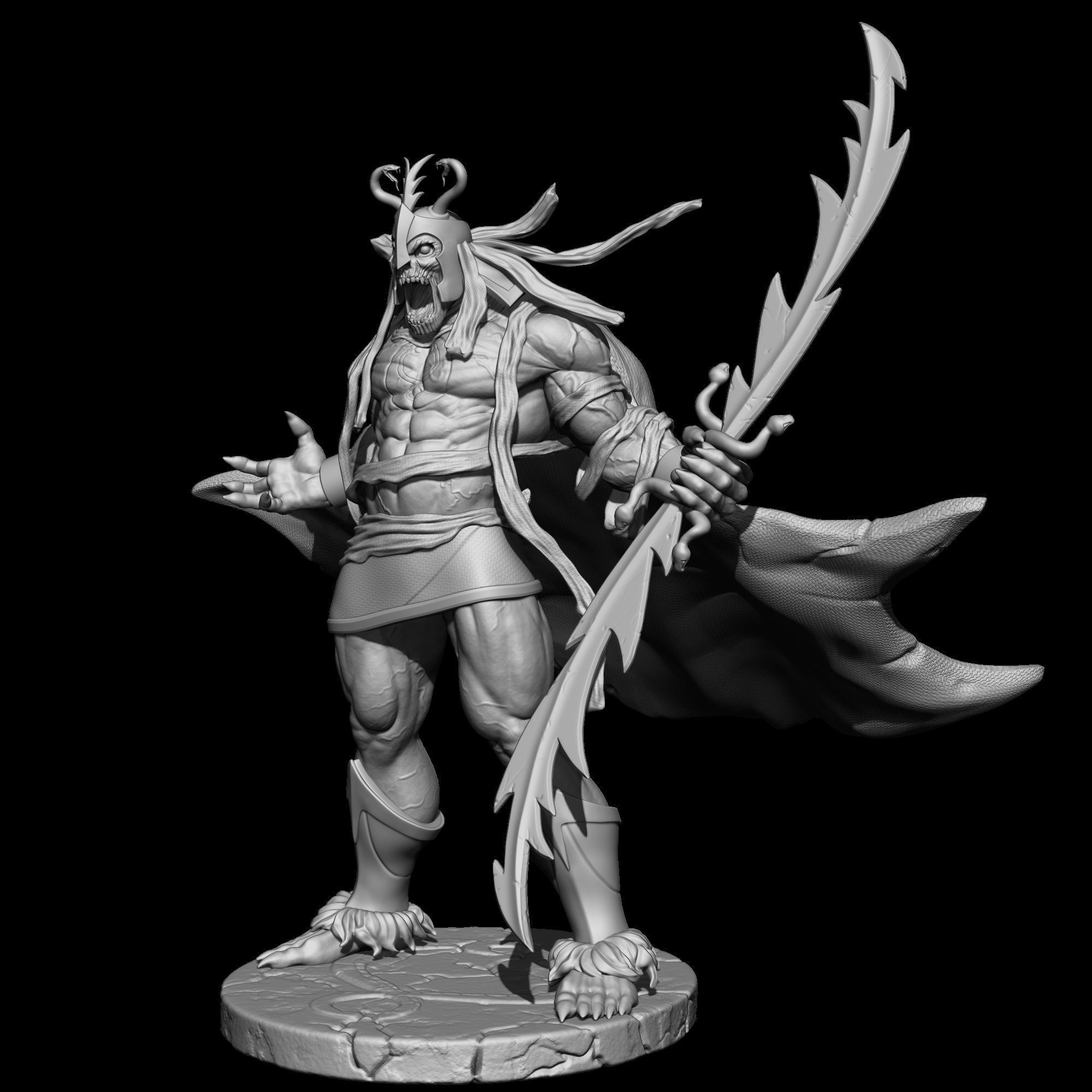 MummRa from Thundercats STL files 3D printing collectibles 3D print model_15