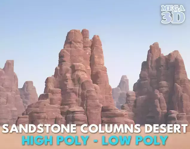 14 Sandstone Columns Desert - 241025