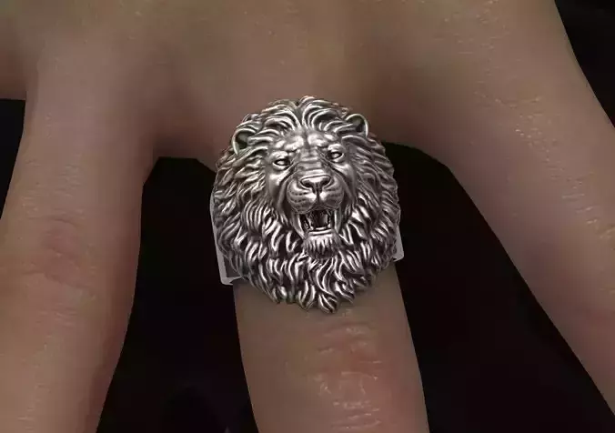 lion ring light 3D 