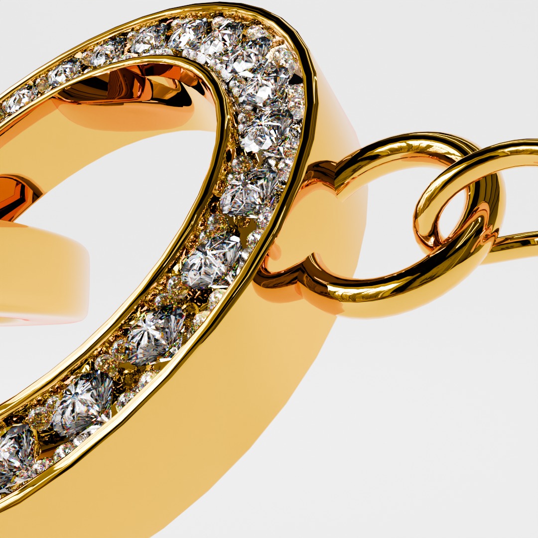 Eternal Duet necklace Free 3D model_4