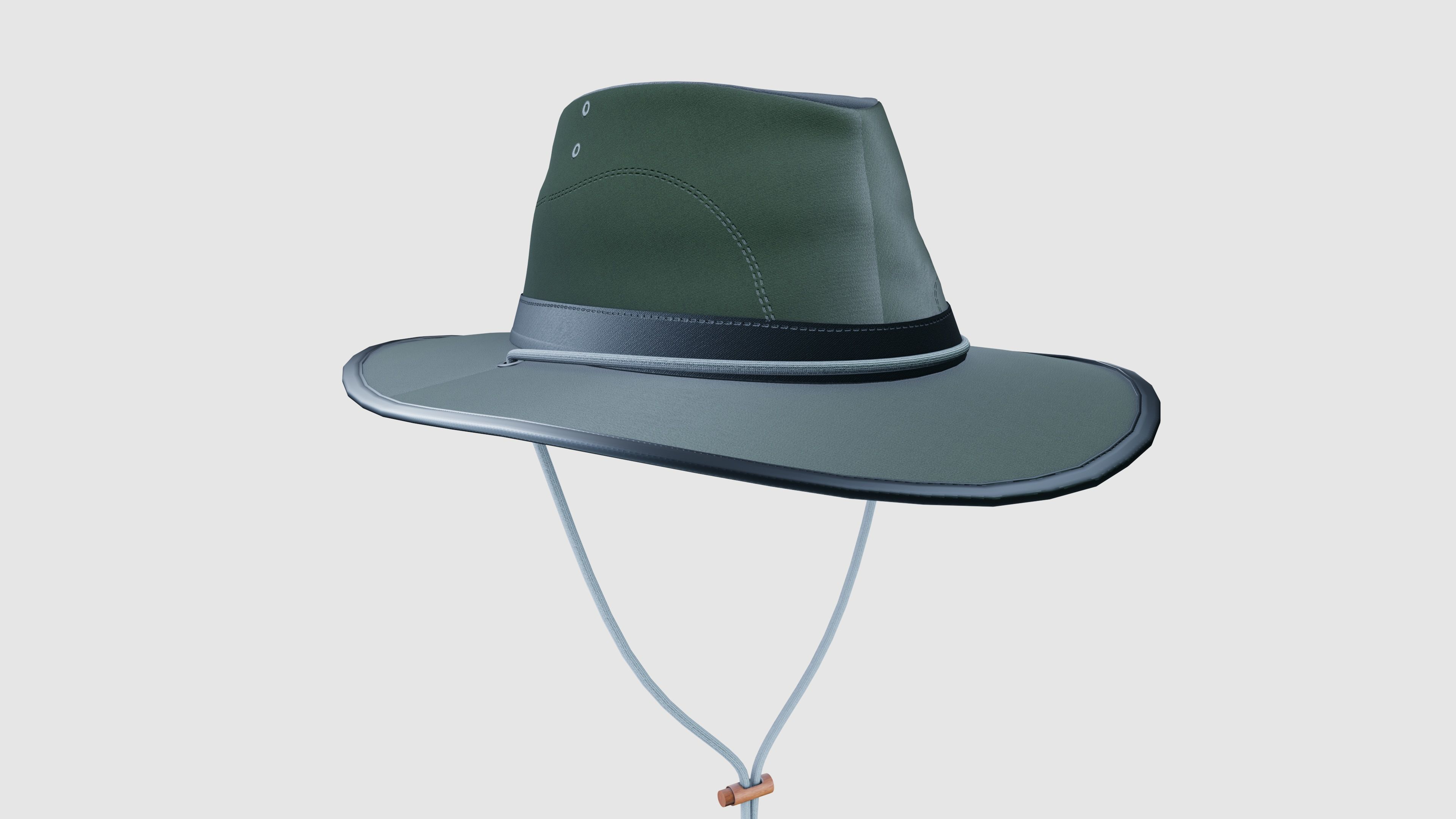Traveling Hat 3D model_5