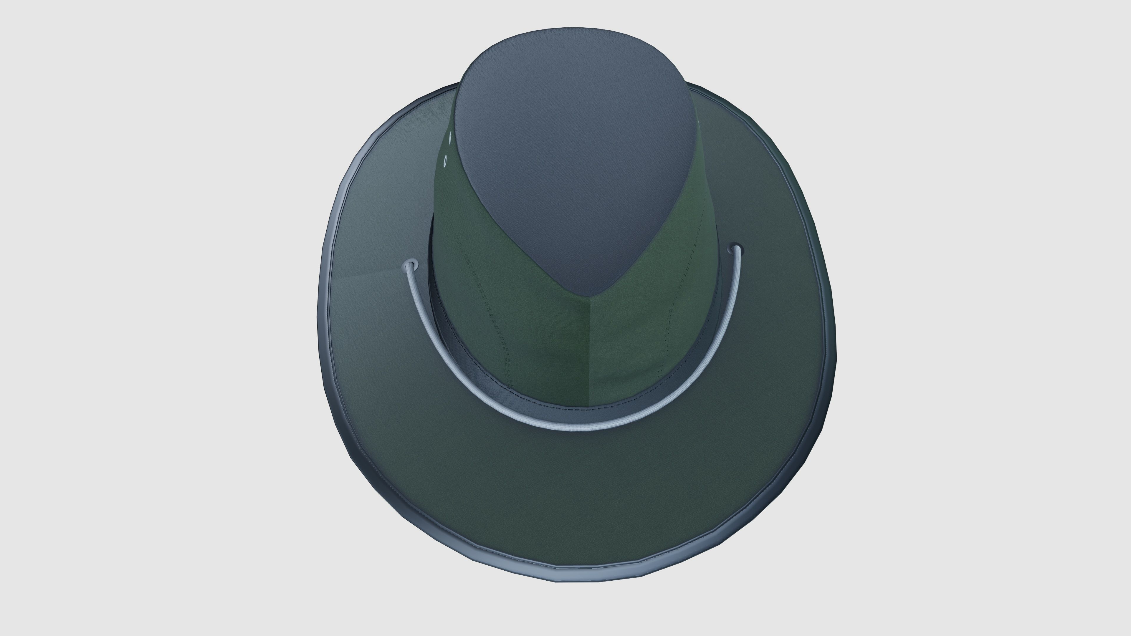 Traveling Hat 3D model_8