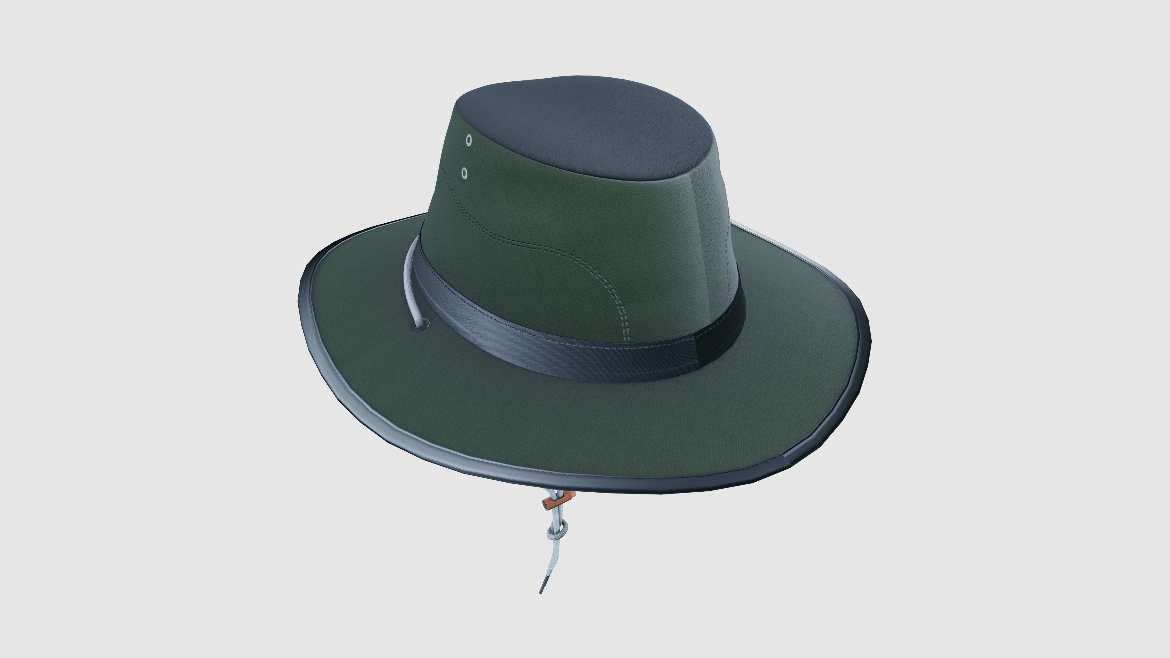 Traveling Hat 3D model_3