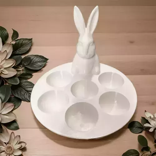 Bunny Easter Egg Stand 