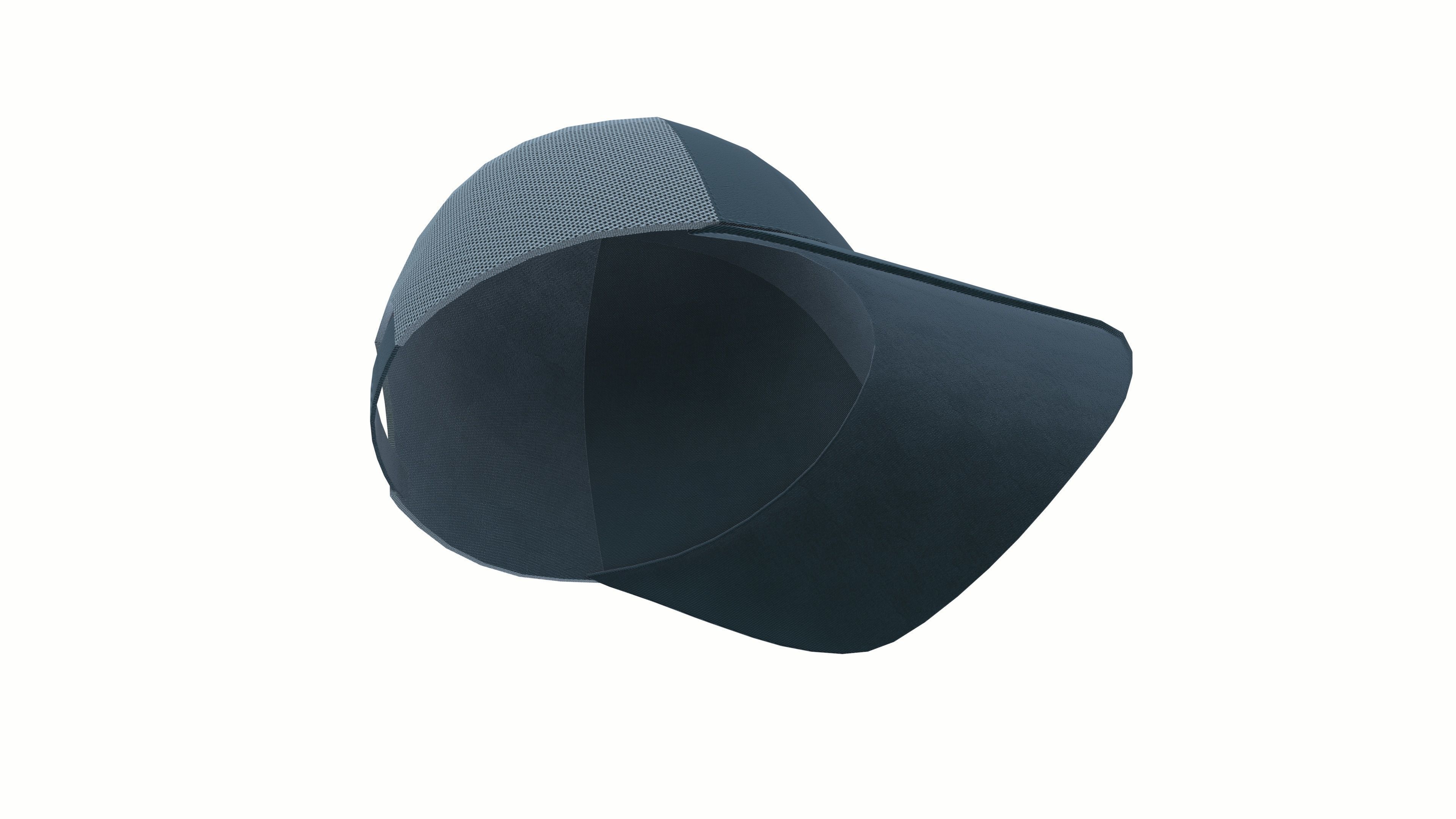Baseball Cap 3D model_6