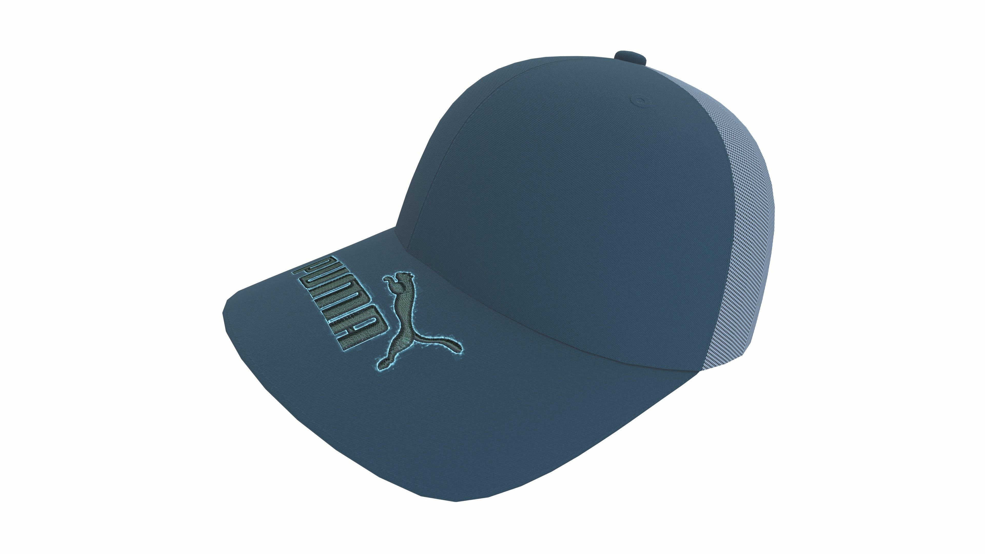 Baseball Cap 3D model_2