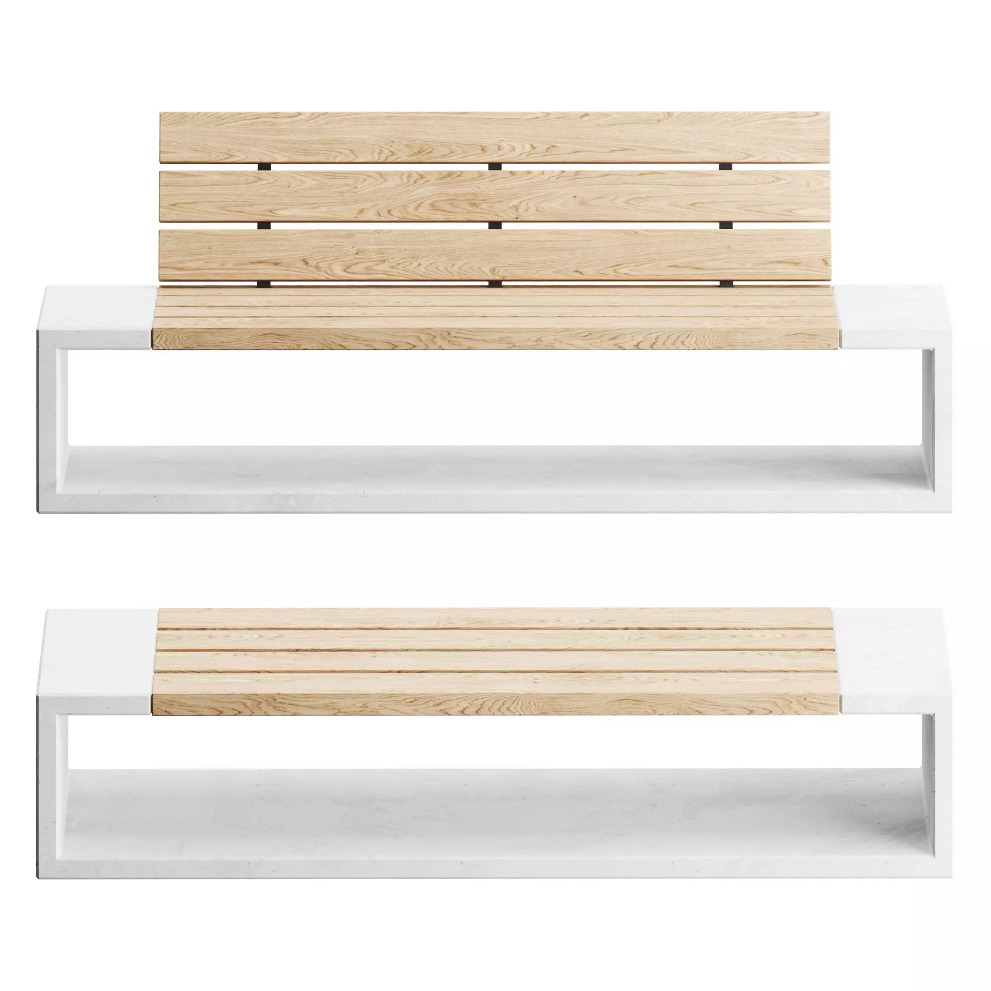 SIT OUTLINE Bench 3D model