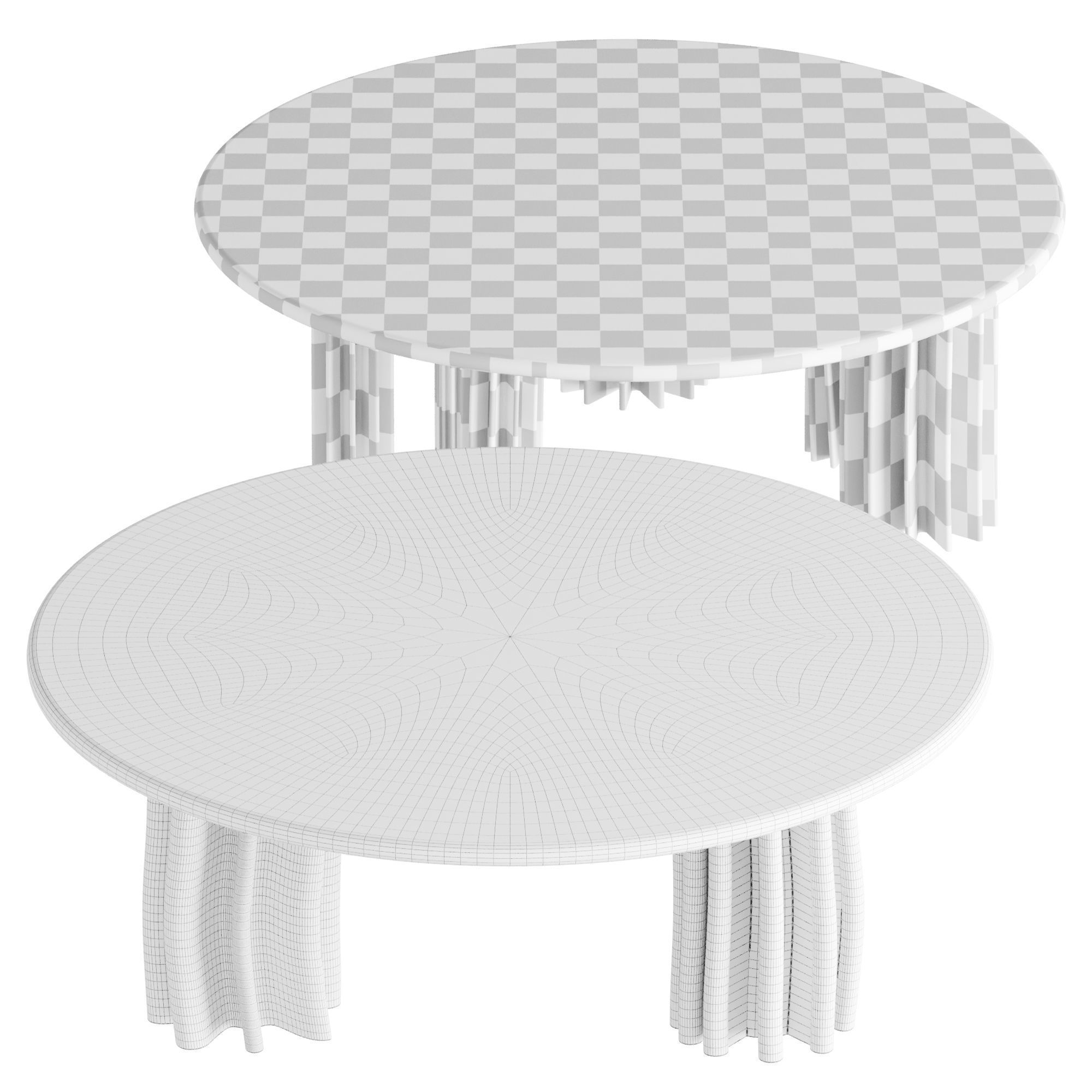 Paola Lenti HELICO Table 3D model_2