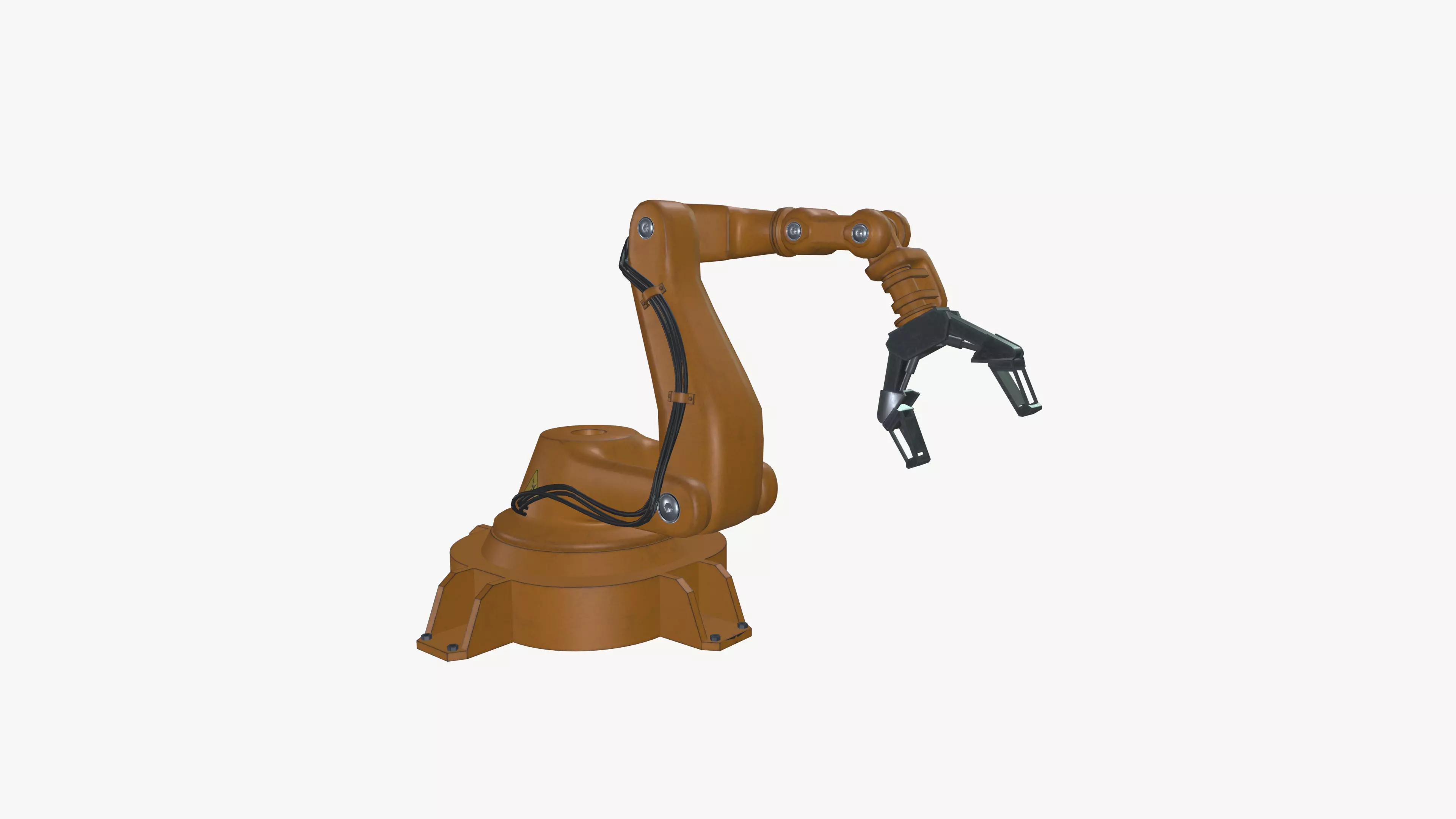 industrial robot 3D model_0