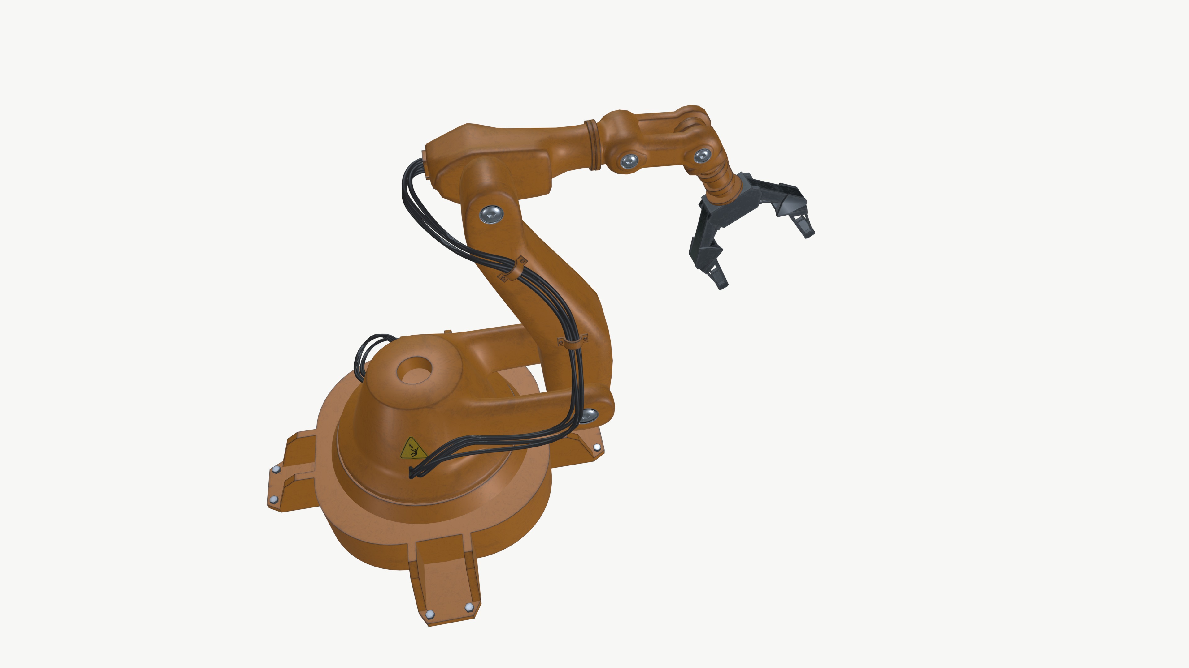 industrial robot 3D model_8