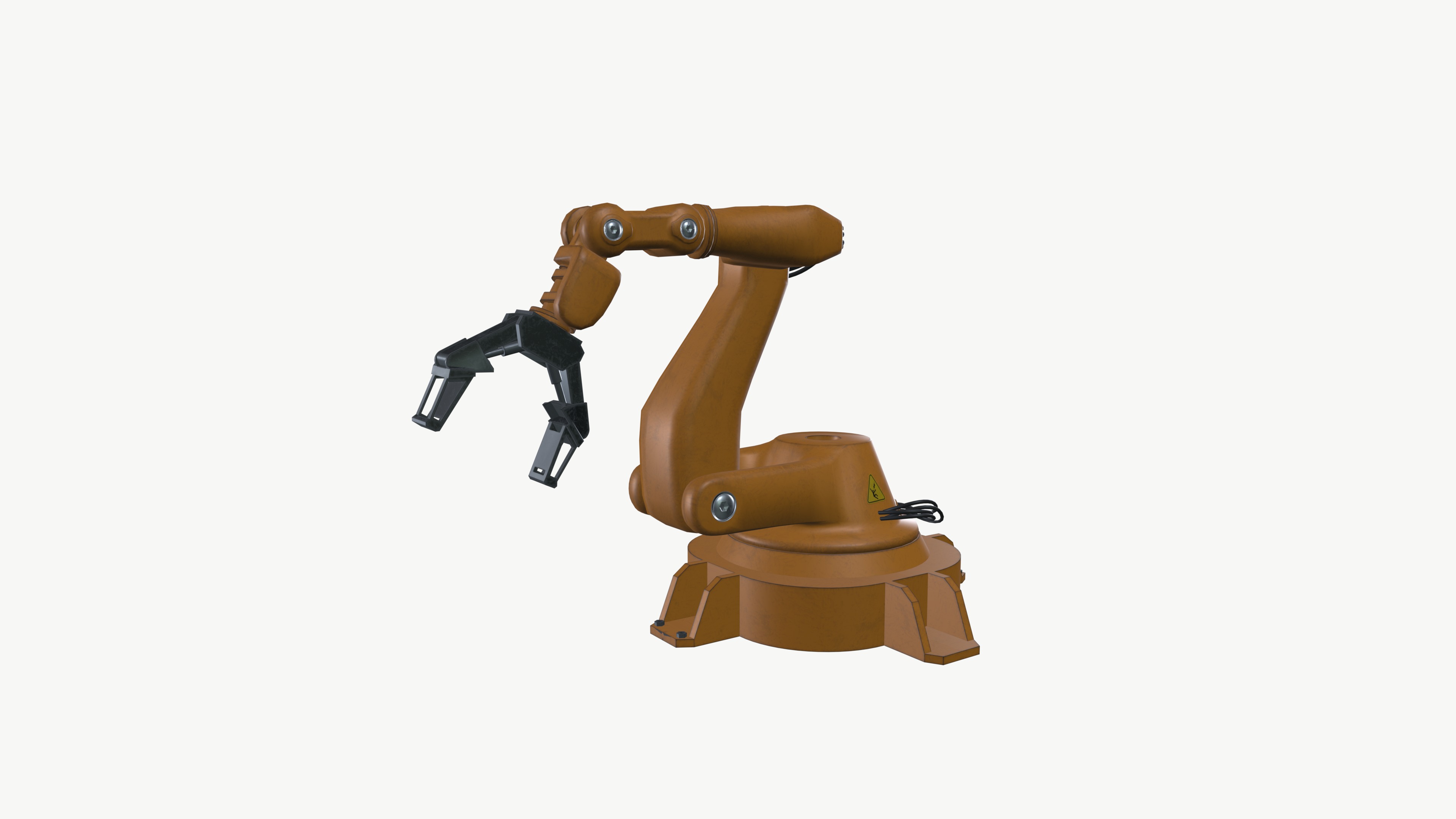 industrial robot 3D model_2
