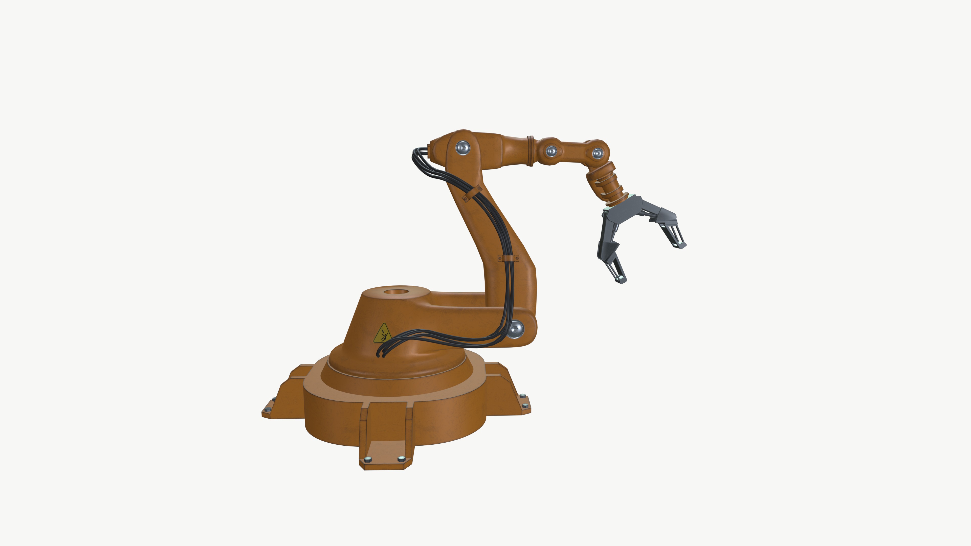 industrial robot 3D model_4