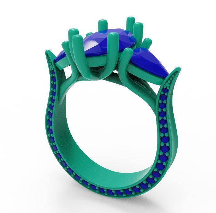 Ring model 3D print model_3