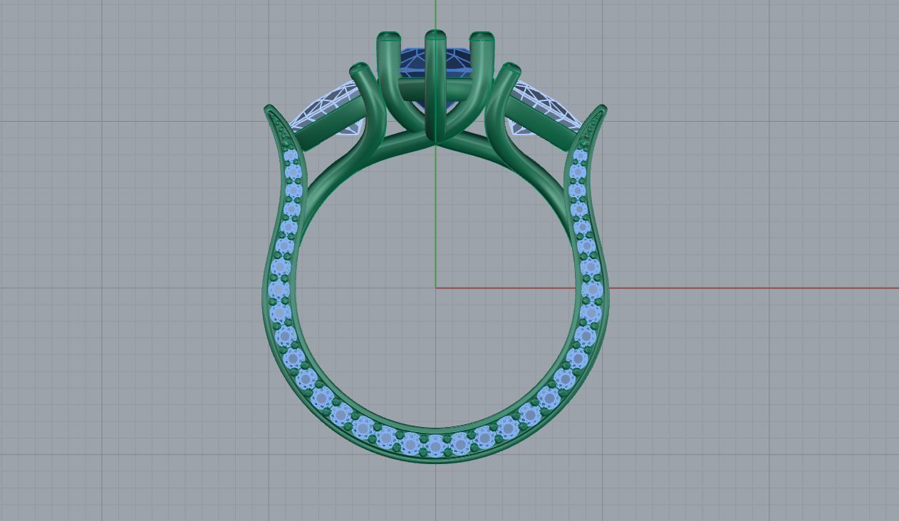 Ring model 3D print model_2