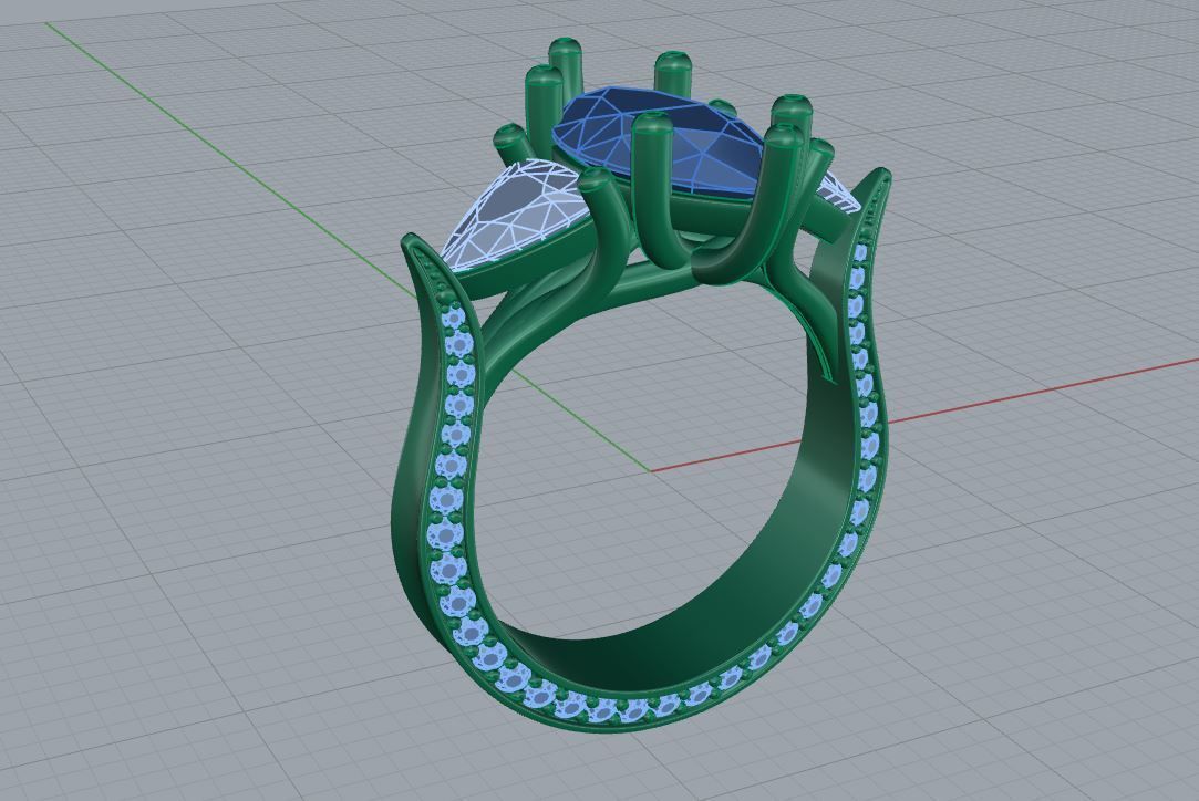 Ring model 3D print model_1