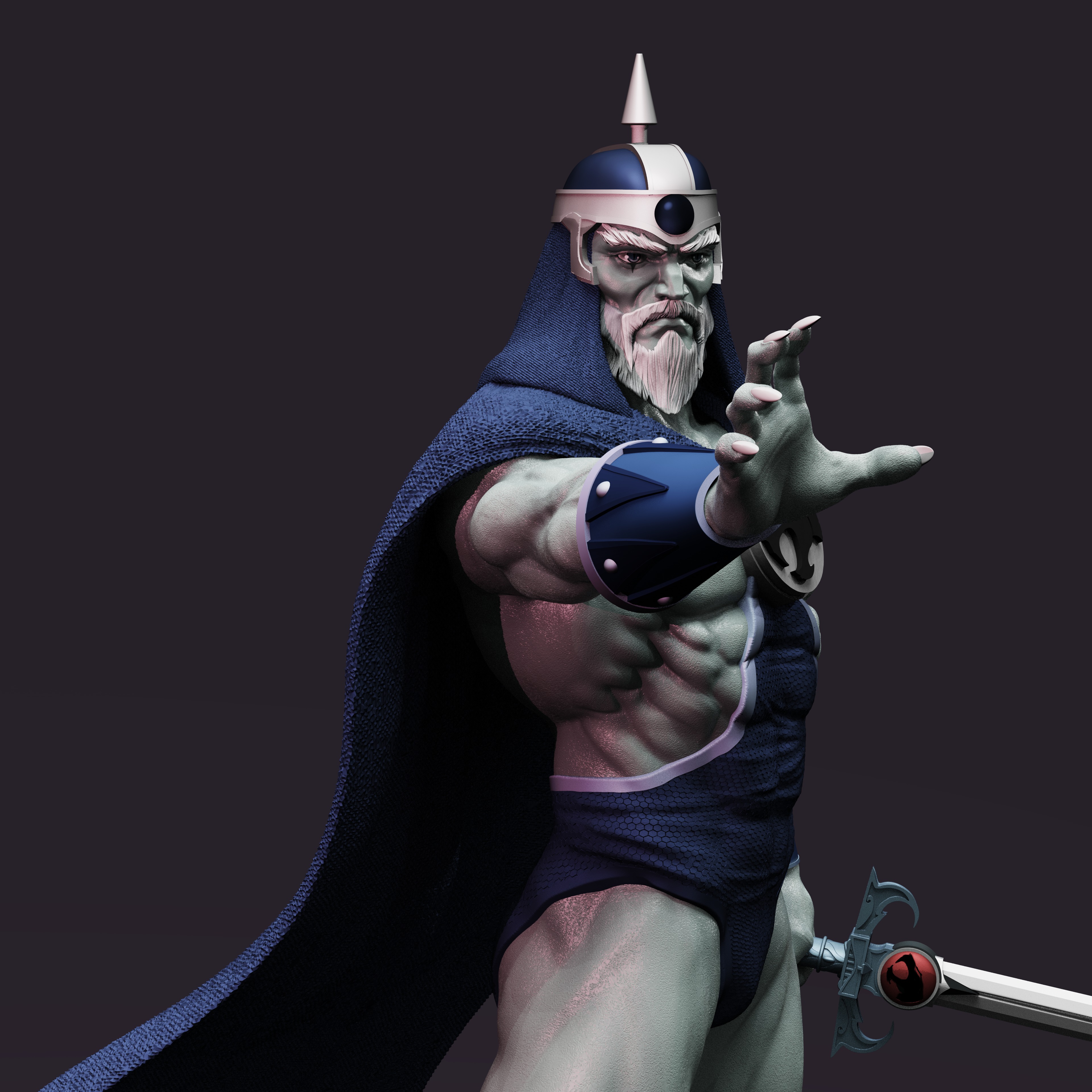 Jaga from Thundercats STL files 3D printing collectibles 3D print model_3