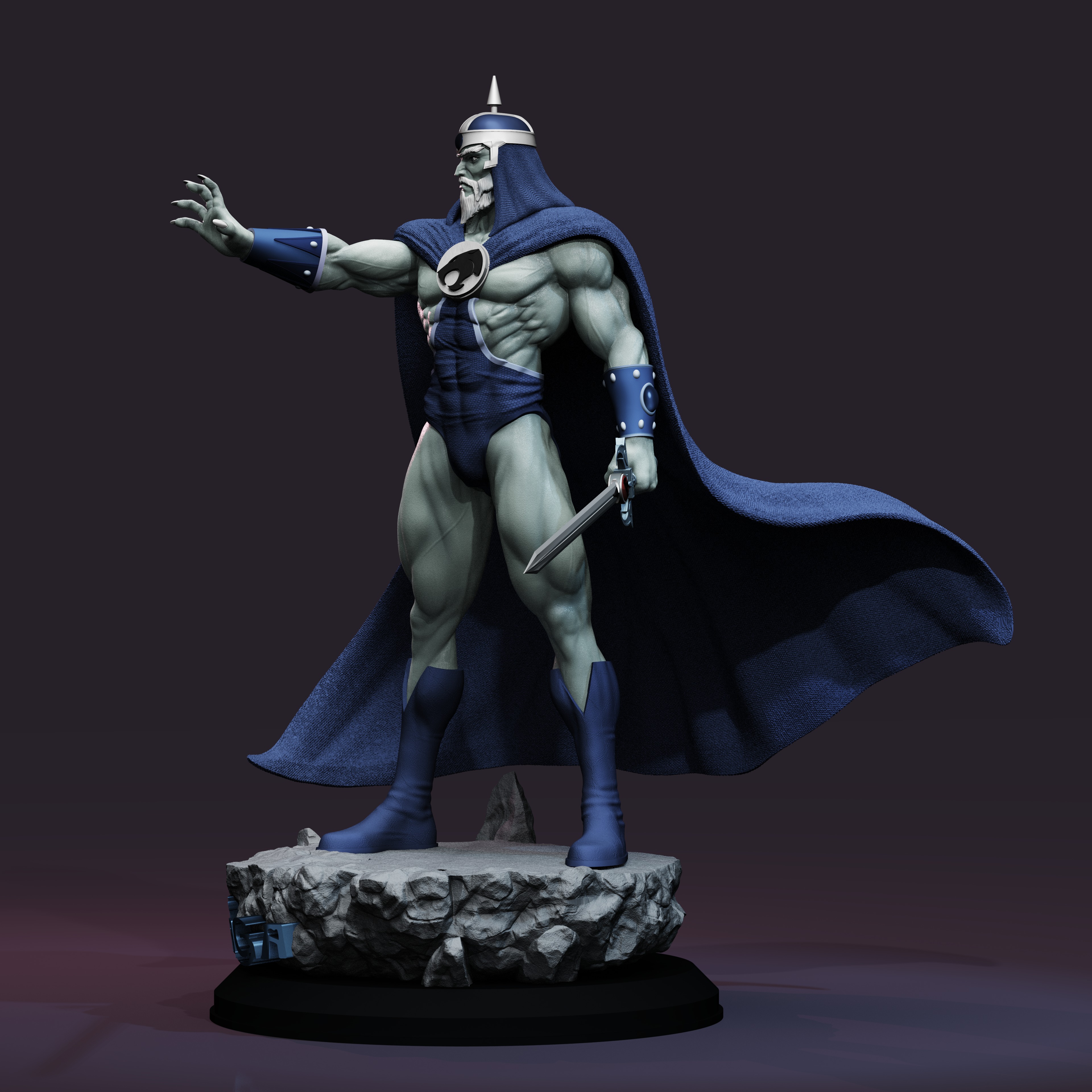 Jaga from Thundercats STL files 3D printing collectibles 3D print model_4