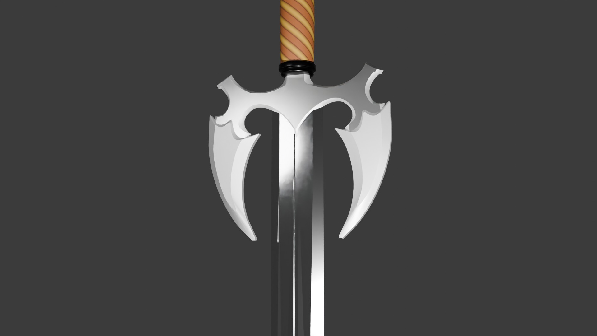 Loy-Ploy Fantasy Sword Low-poly 3D model_2