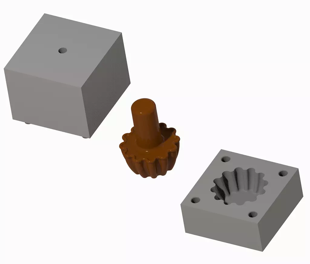 Chocolate Mold Candy 3D print model_0