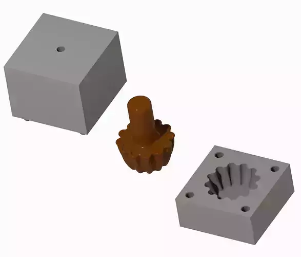 Chocolate Mold Candy 3D print model Chocolate Mold Candy 3D print model