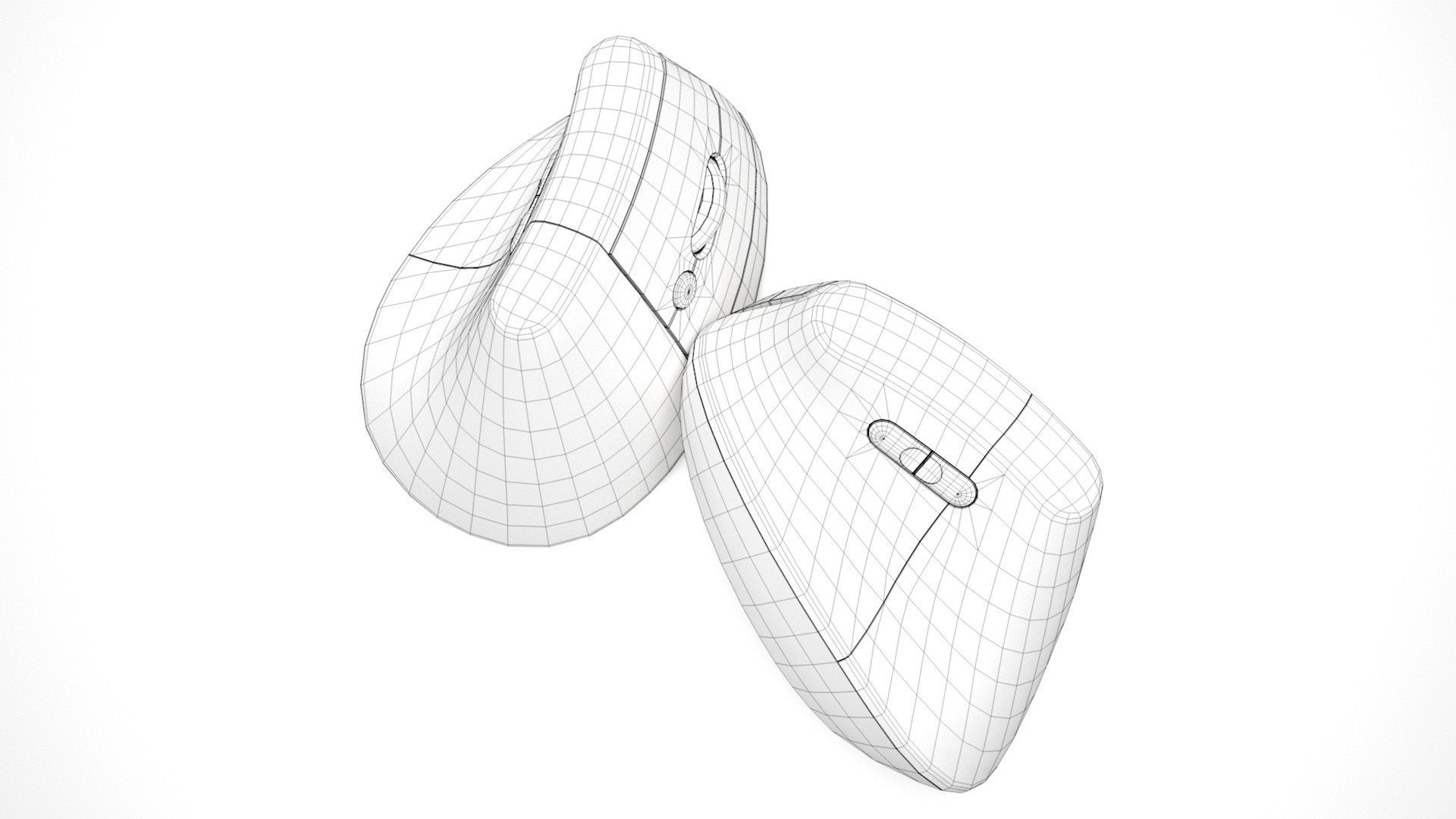 Logitech Lift Vertical Mouse 3D model_10
