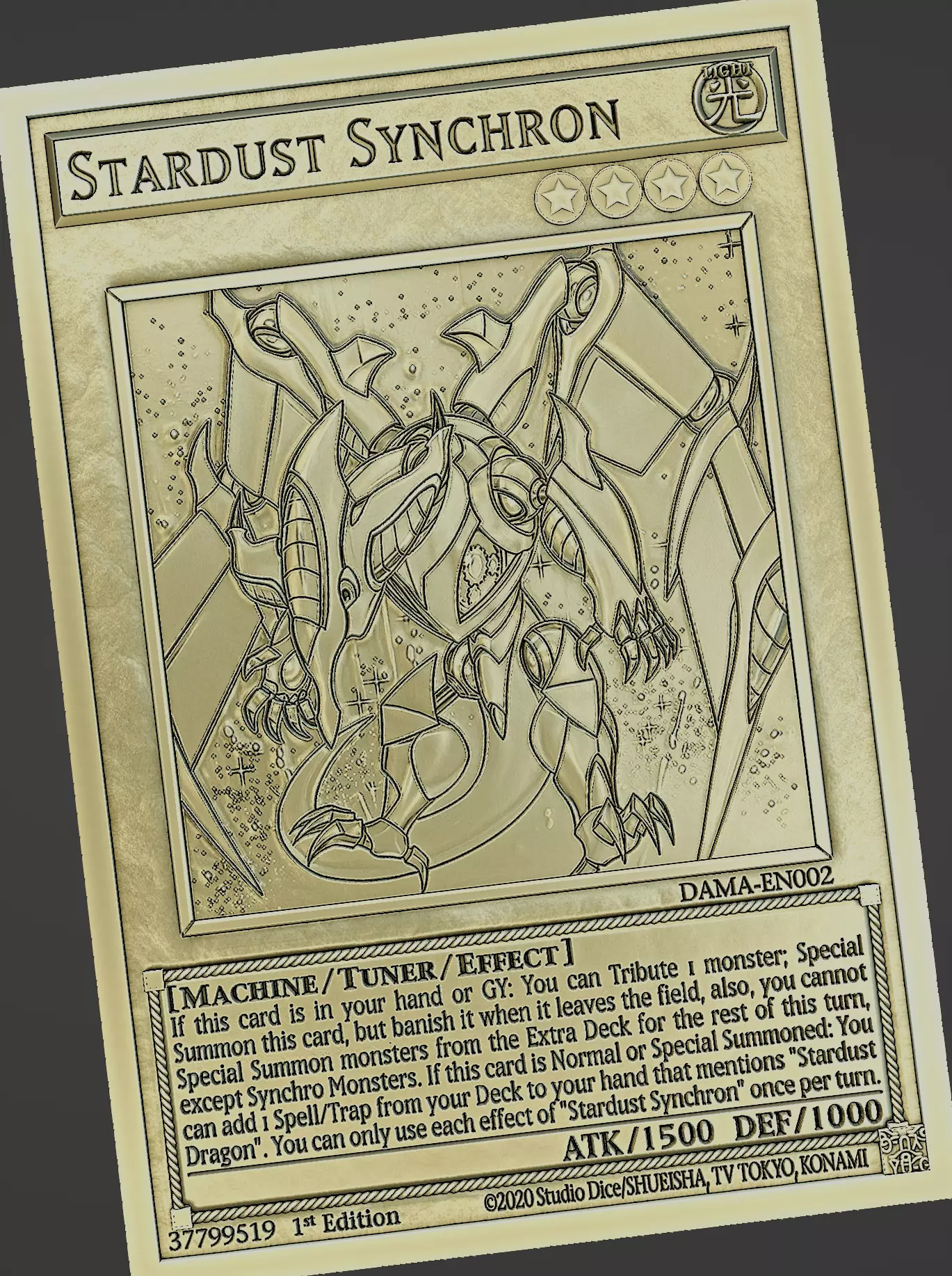Stardust Synchron - yu-gi-oh Free 3D print model