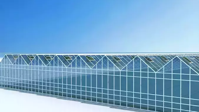 Greenhouse glass  3D model