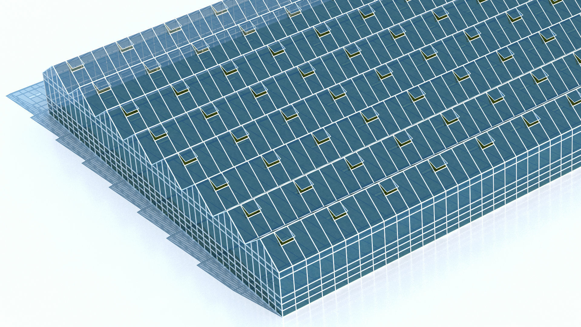 Greenhouse glass  3D model_6