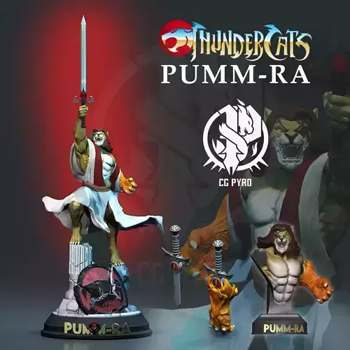 PummRa Gauntlete Thundercats STL files 3D printing collectibles 3D print model