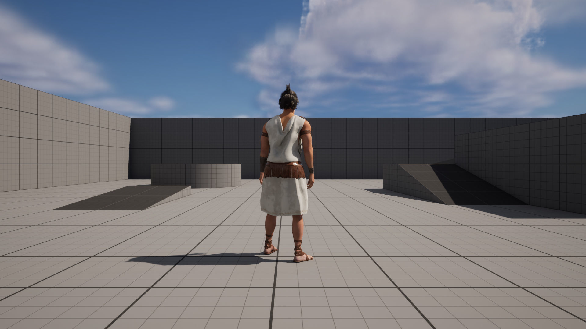 Ancient Greece Hero Dionysius Low-poly 3D model_4