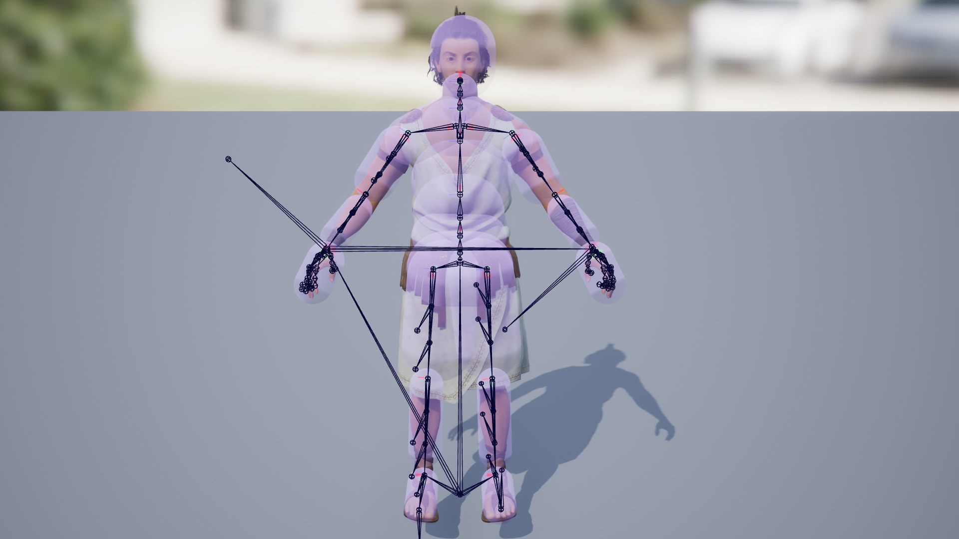 Ancient Greece Hero Dionysius Low-poly 3D model_6