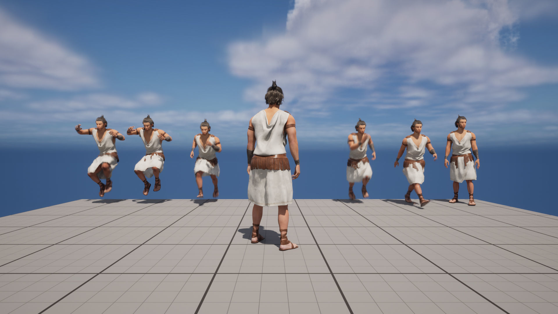 Ancient Greece Hero Dionysius Low-poly 3D model_3