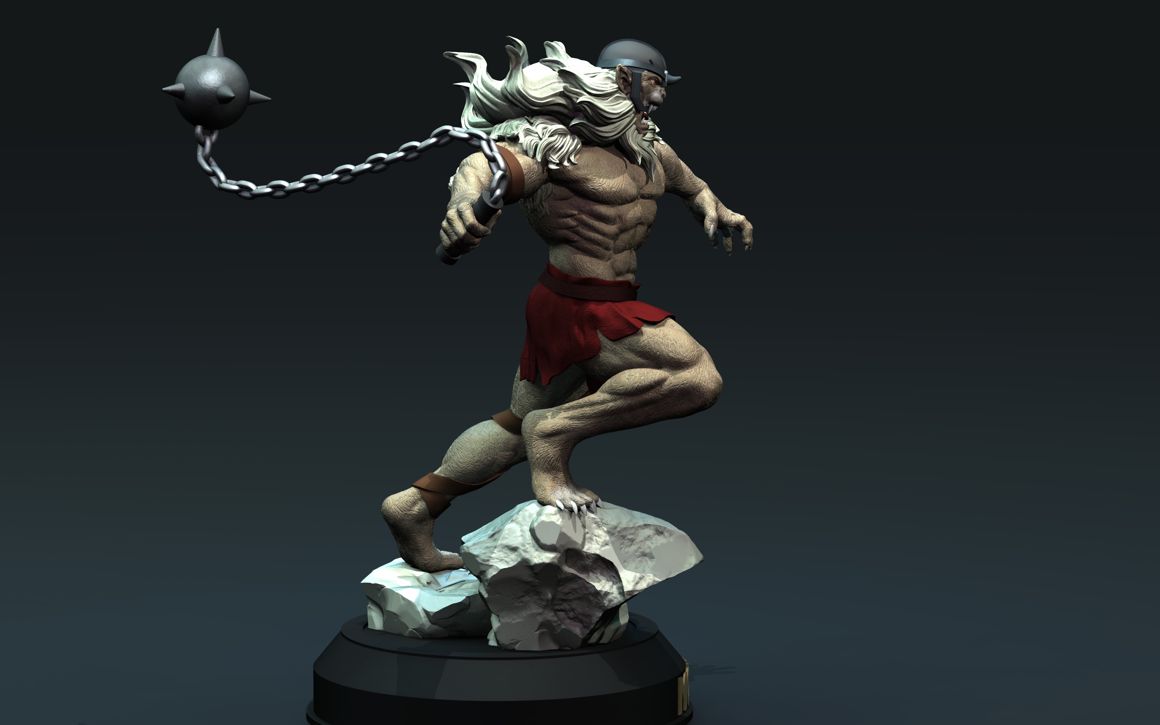 Monkian Mutant Thundercats STL files 3D printing collectibles 3D print model_2