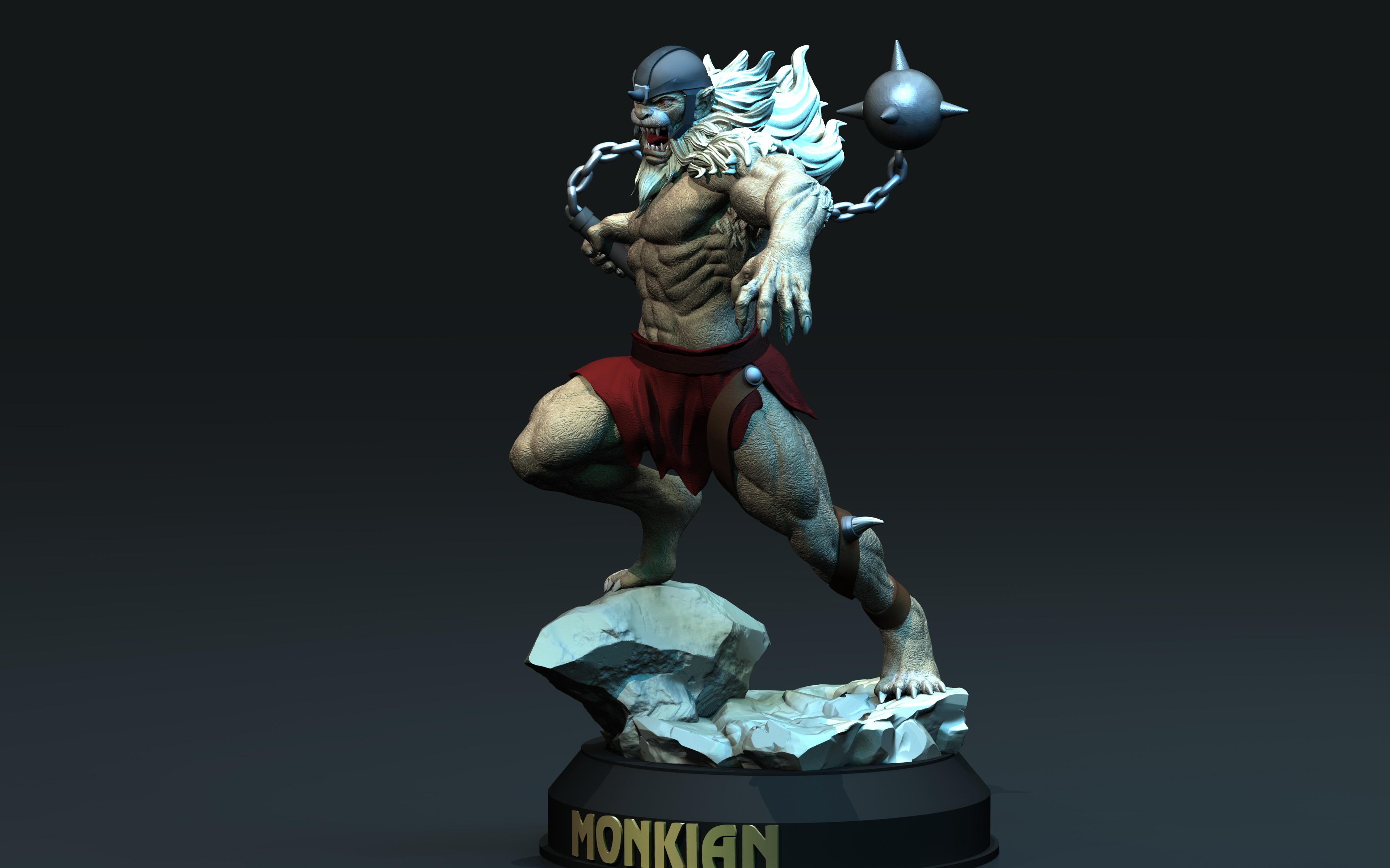 Monkian Mutant Thundercats STL files 3D printing collectibles 3D print model_8