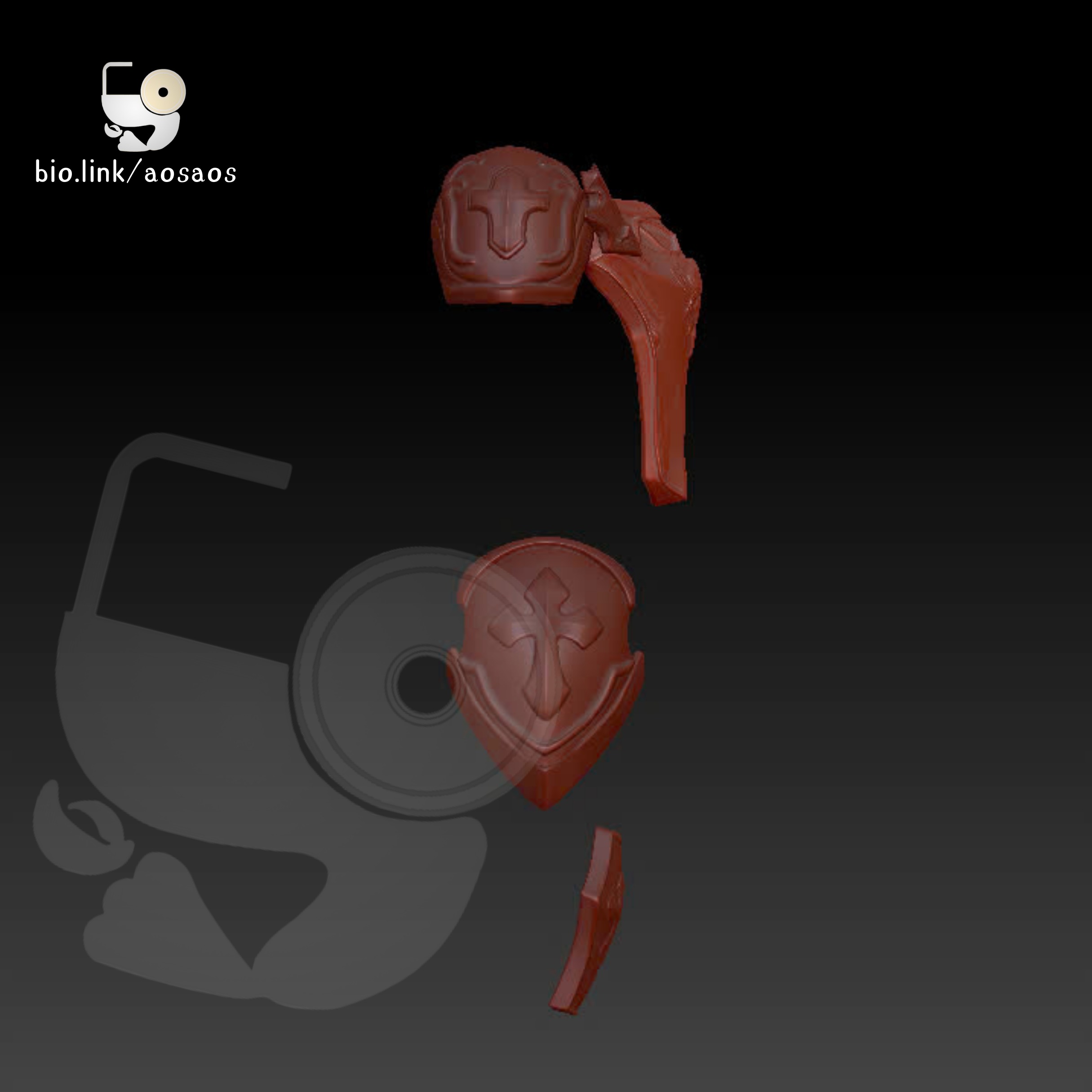 14 files of Granblue Sandalphon Granblue Fantasy OBJ FULL SET 3D print model_9