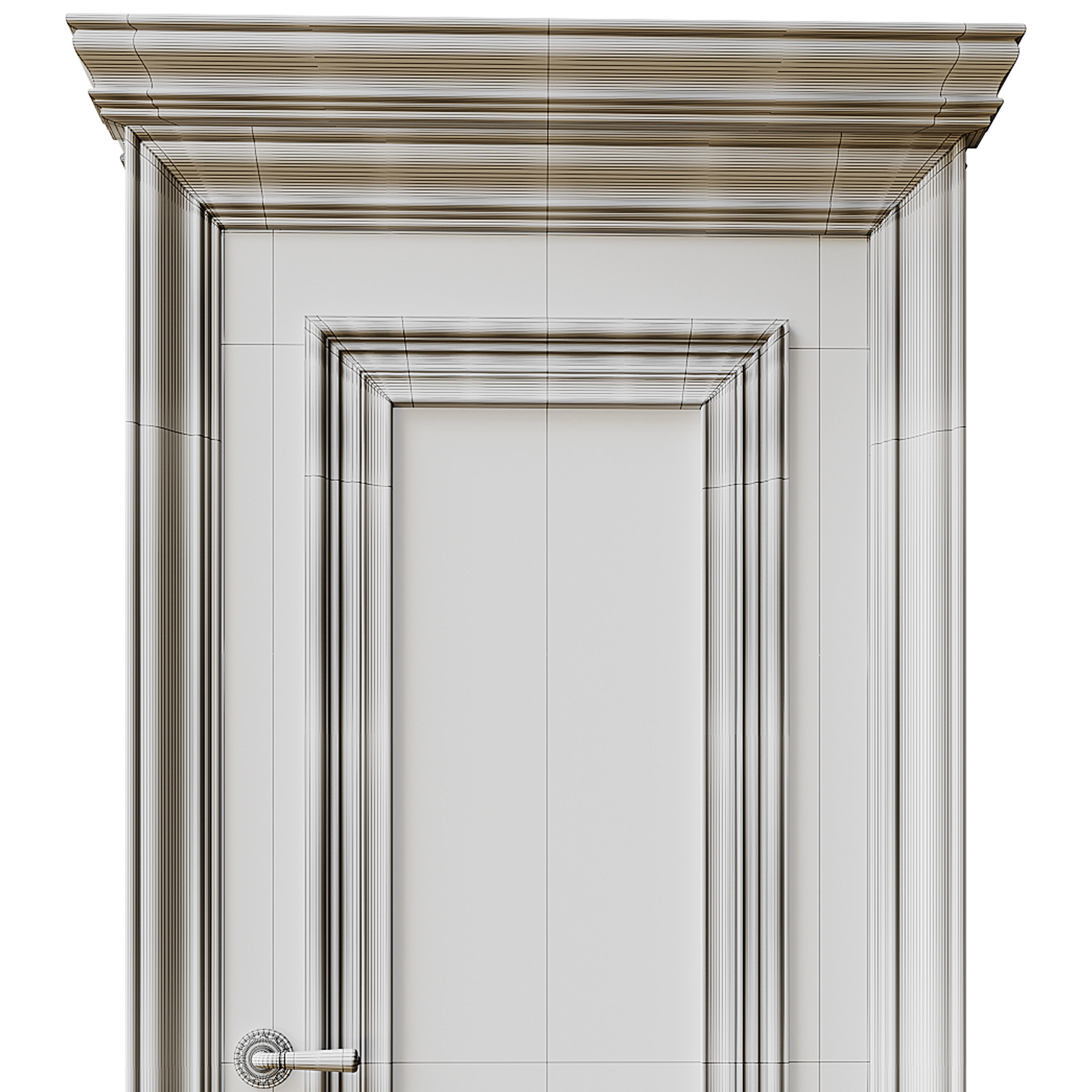 MODERN INTERIOR DOOR 3D model_14
