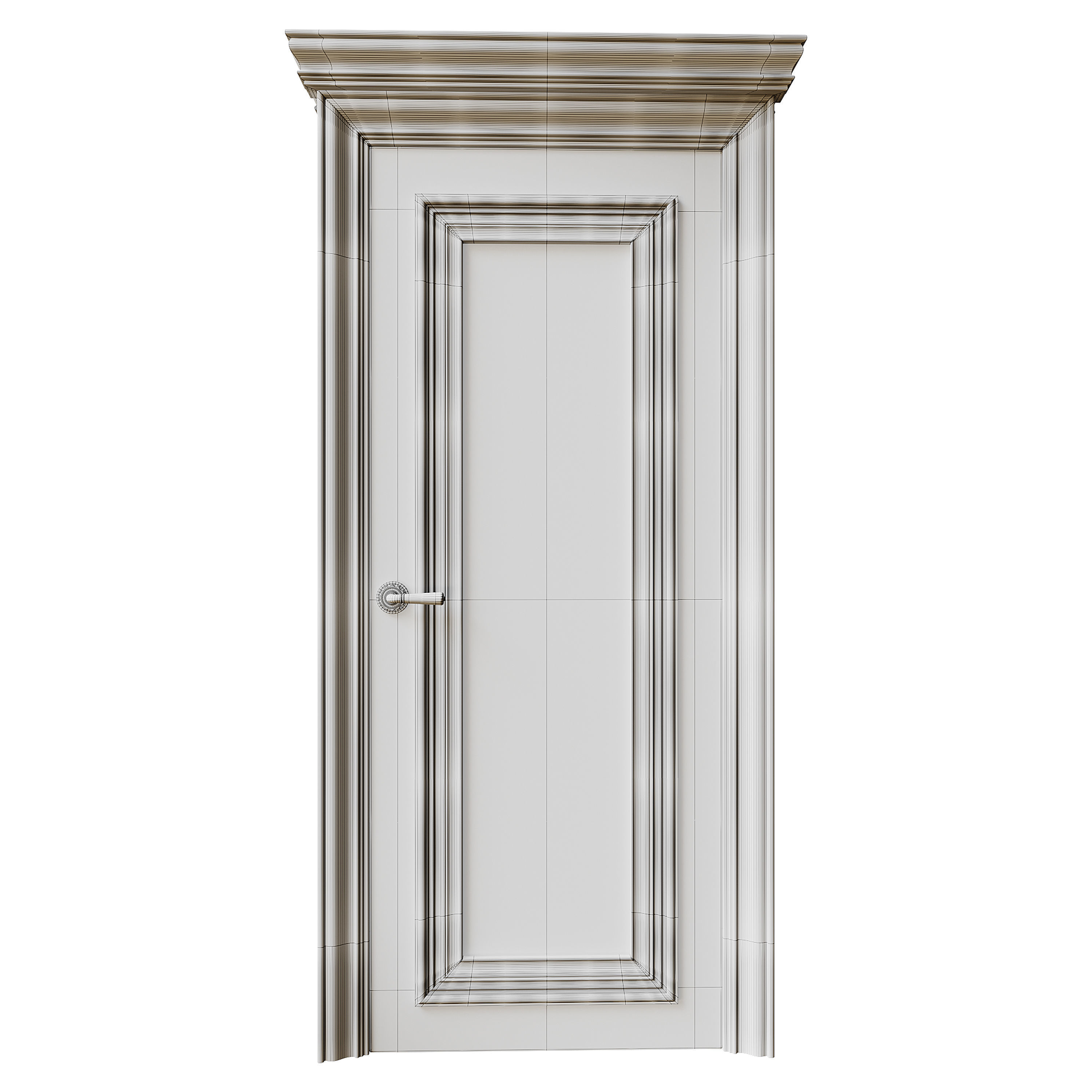MODERN INTERIOR DOOR 3D model_13