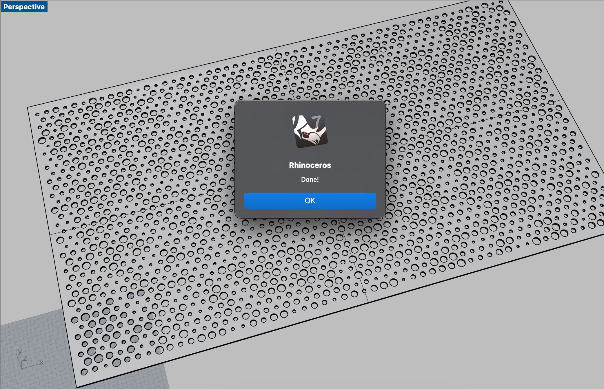 Perforated Facade Panels Auto Randomizer Python Script Rhino3D 3D print model_5