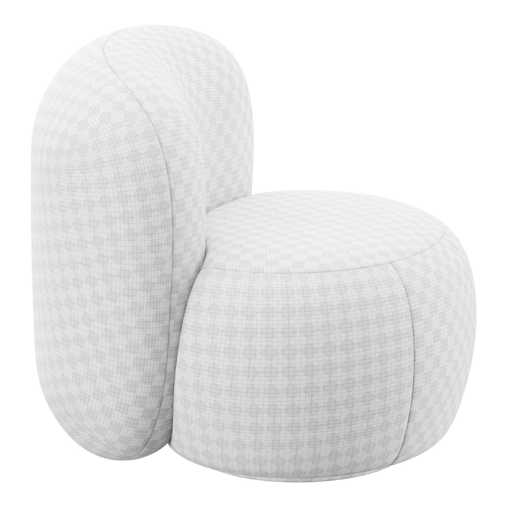 Secolo Armchair 3D model_3