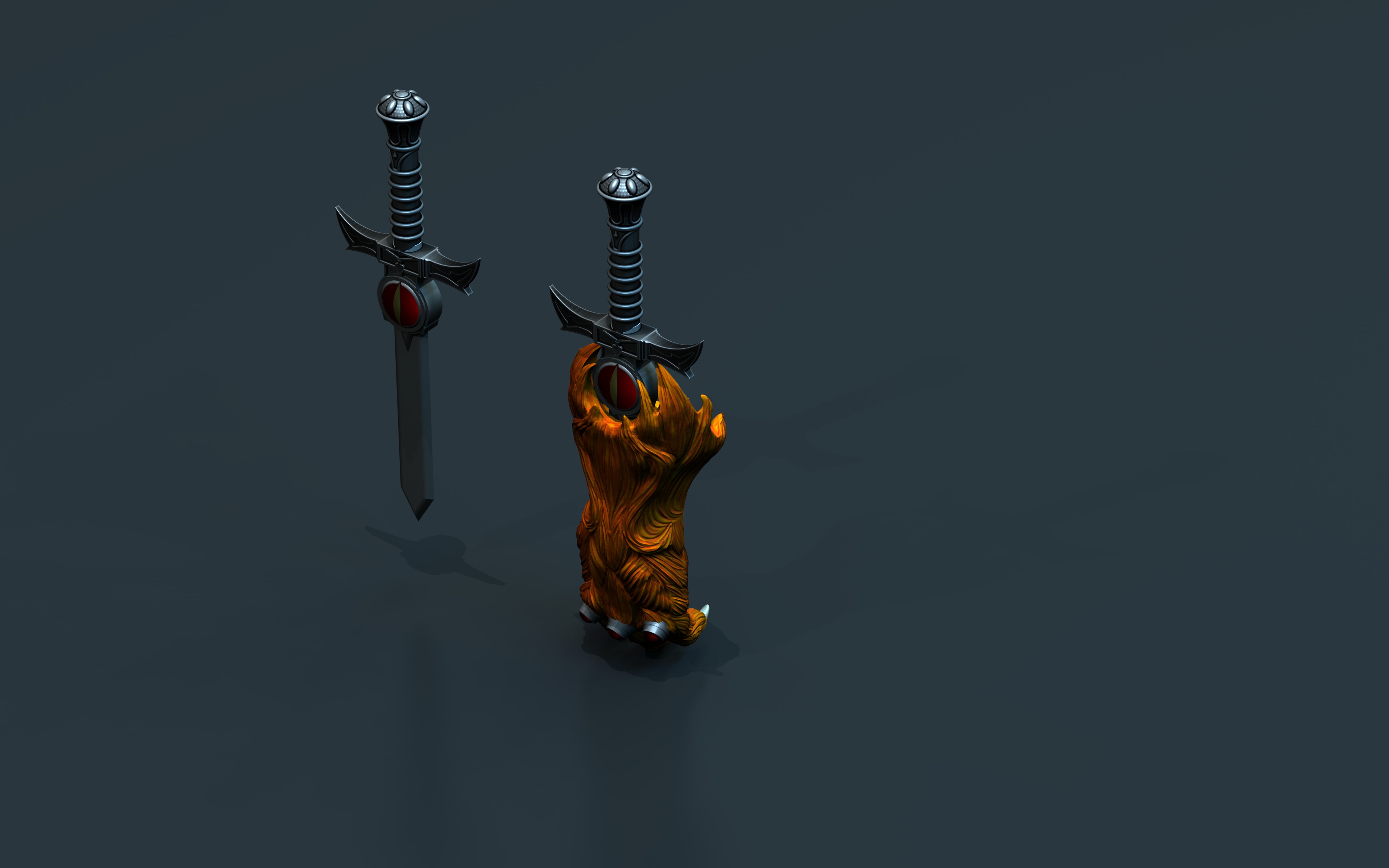 Gauntlete Sword Thundercats STL files 3D printing collectibles  3D print model_3