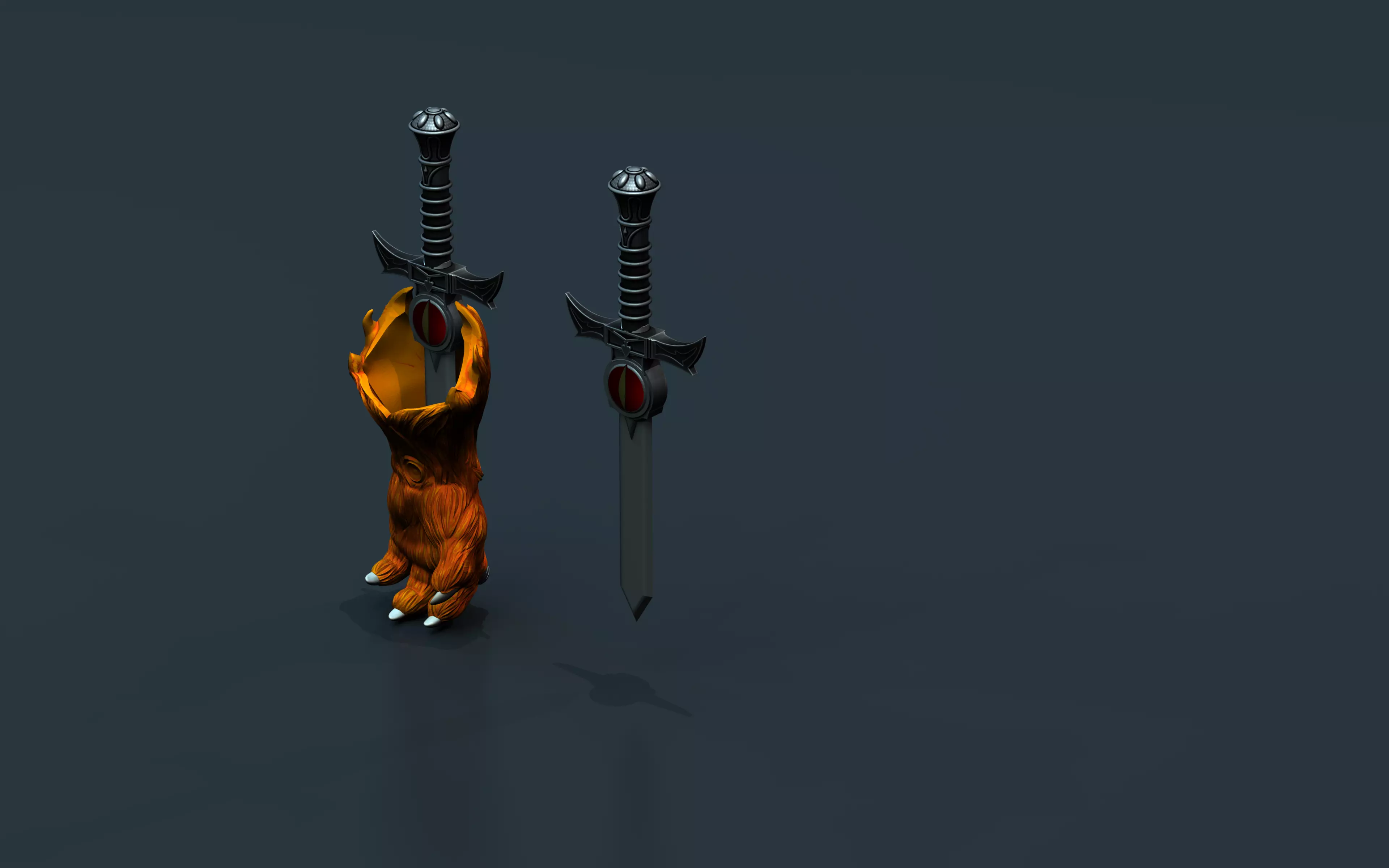 Gauntlete Sword Thundercats STL files 3D printing collectibles  3D print model_0