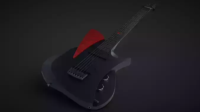 Frank Hartung Caligo Guitar 3D Model