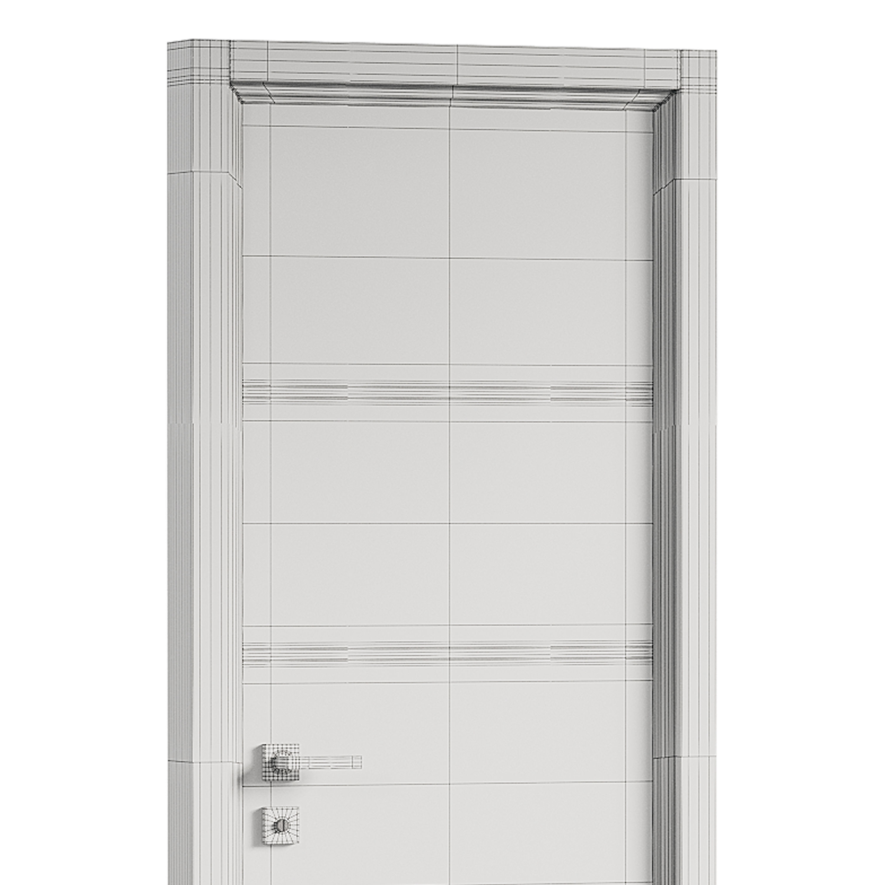 MODERN INTERIOR DOOR 12 3D model_14