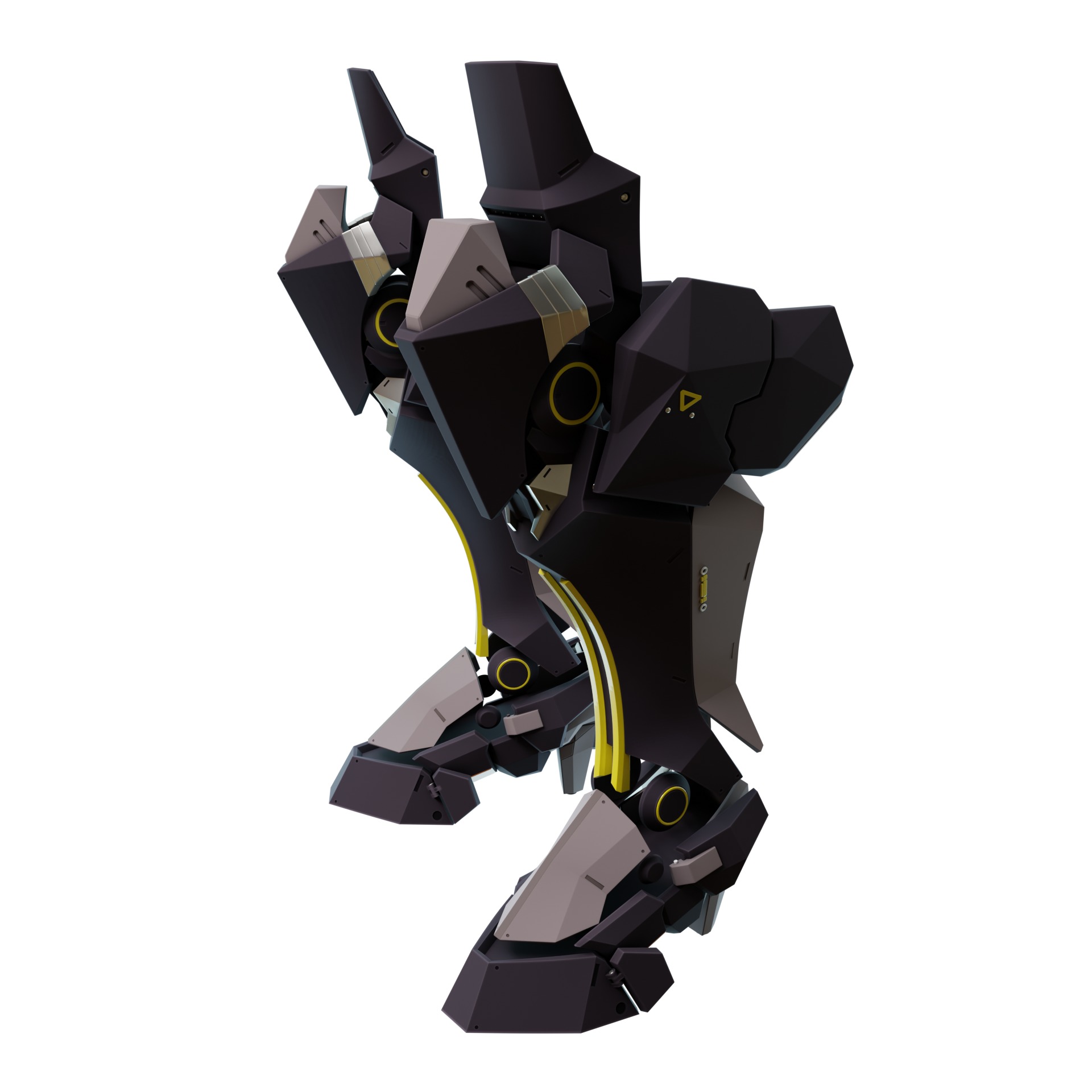 Von Lycaon Cosplay prosthetic legs armor 3D print model_4