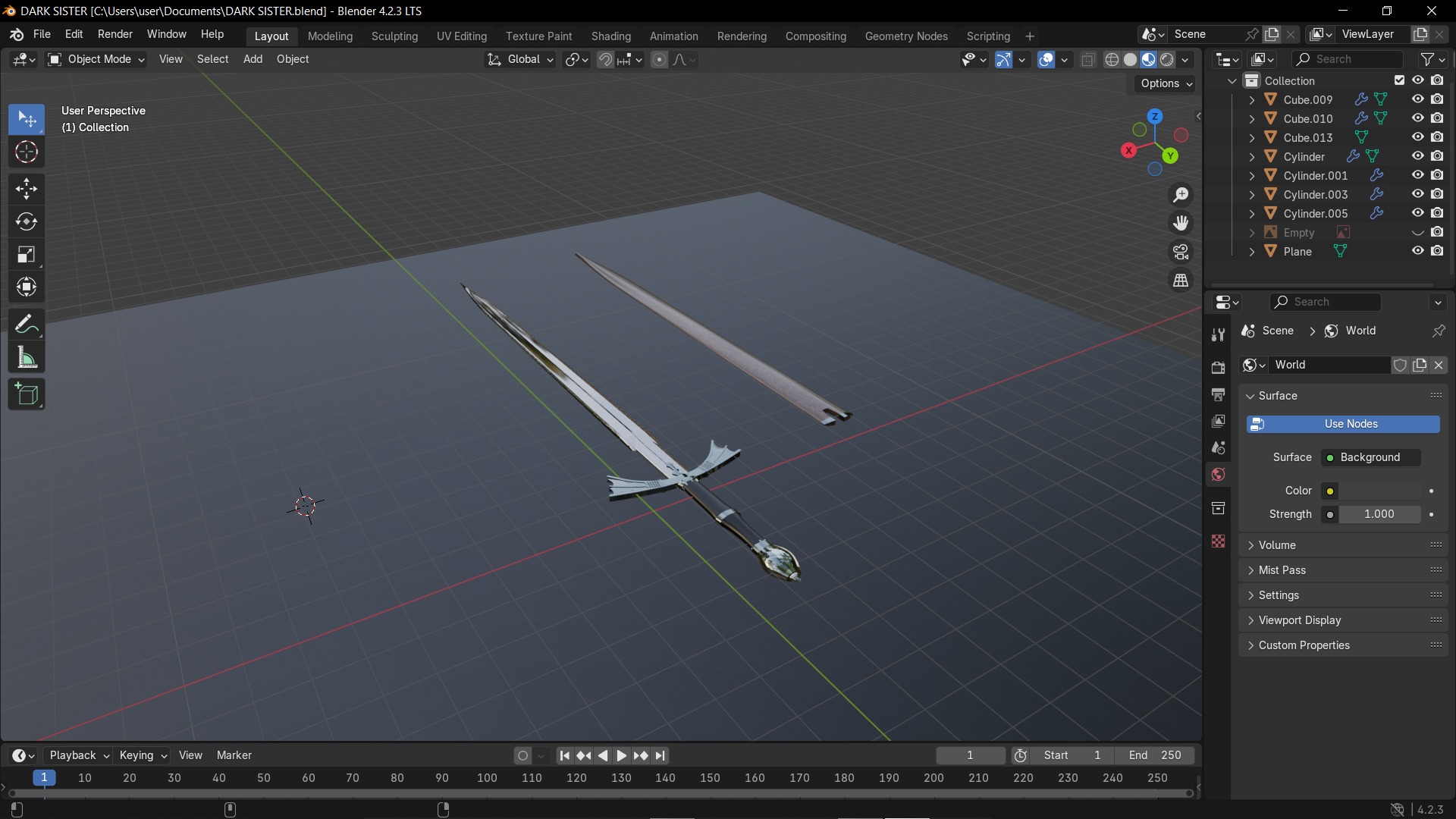 Dark Sister 3D model_5