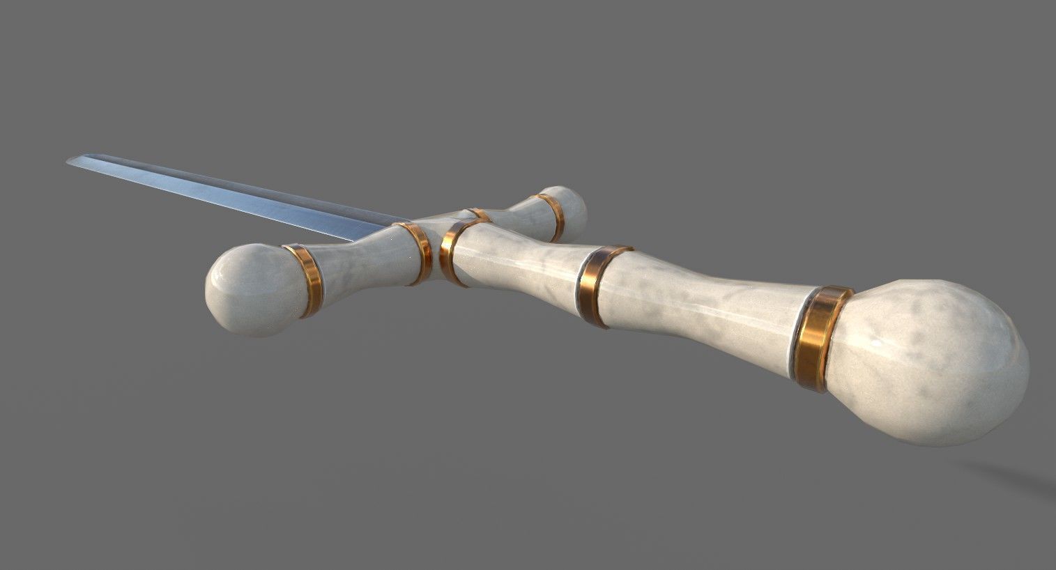 Royal Sword Low-poly 3D model_24